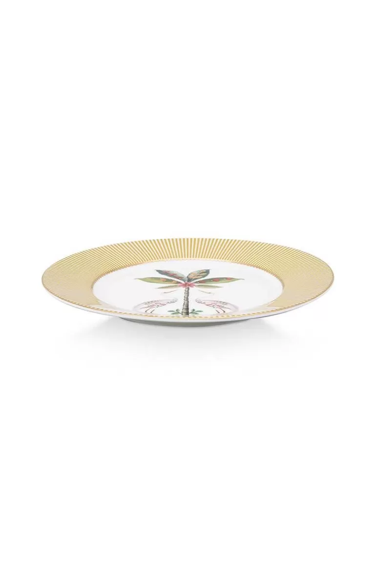 Assiette Petit-Déjeuner La Majorelle - Collection Pip Studio | 21 cm en Céramique Jaune Soleil à Prix Doux