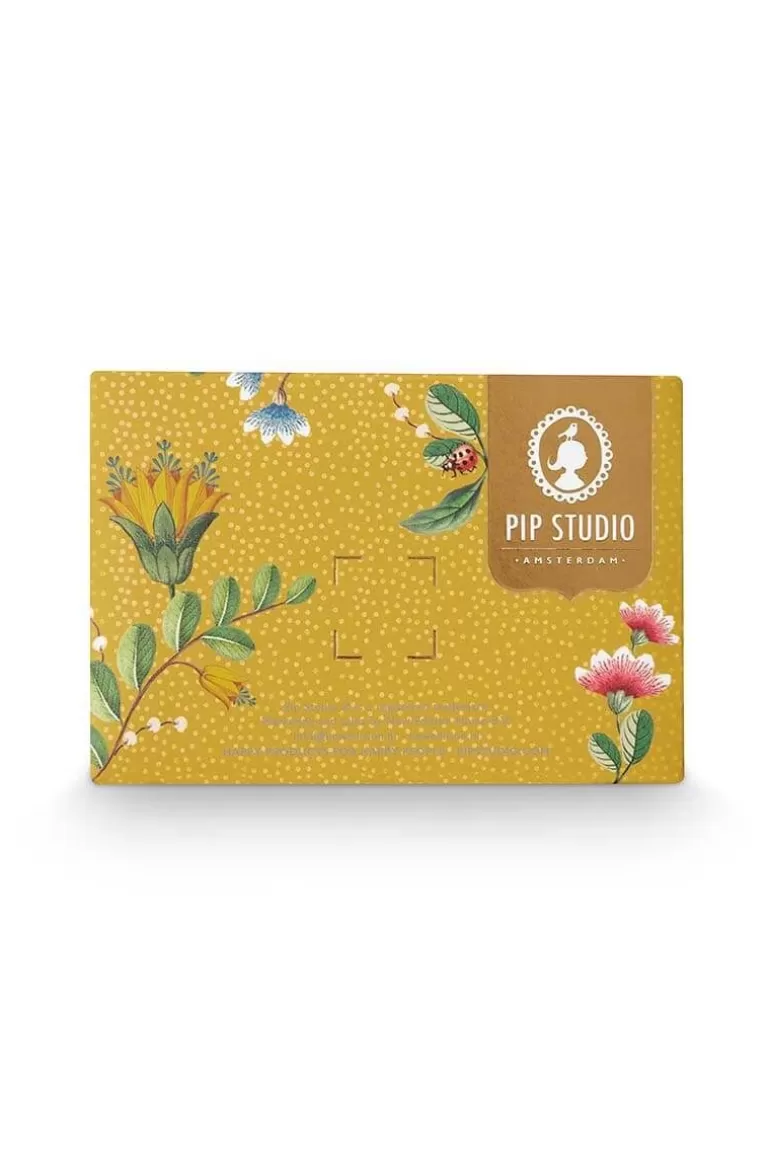 Pip Studio - Infuseur Décoratif La Majorelle : Œuf à Thé Élégant en Céramique Beige Sable
