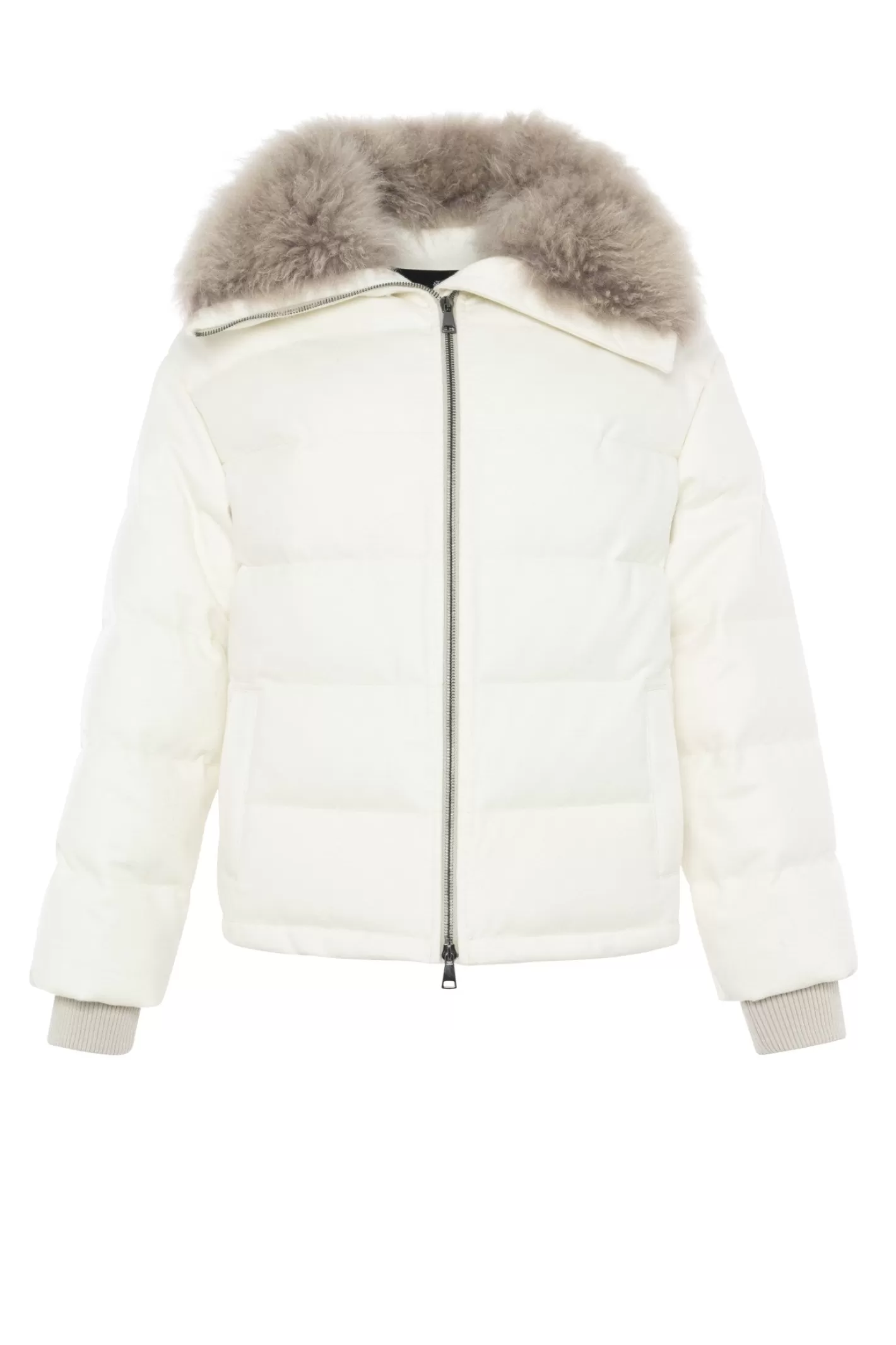 Veste femme GORSKI Montréal – Doudoune en cachemire Loro Piana avec col en poils de chèvre sélectionnés pour une élégance nordique