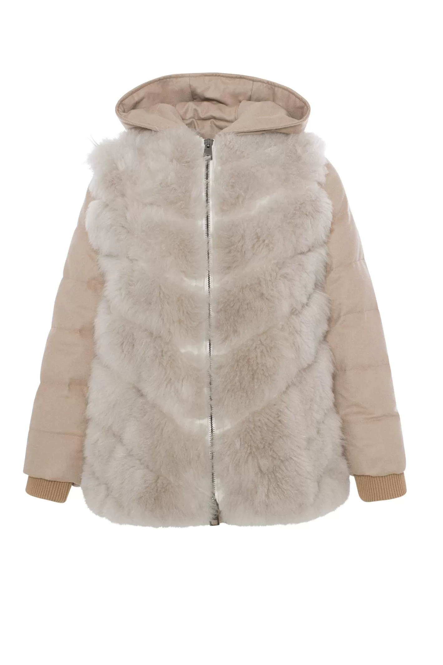 Doudoune matelassée en duvet et cachemire Loro Piana - Montréal par GORSKI  
Veste amovible en cachemire de chèvre premium incluse (Ensemble 2 pièces)  
Style urbain raffiné pour femme, alliant confort et élégance hivernale