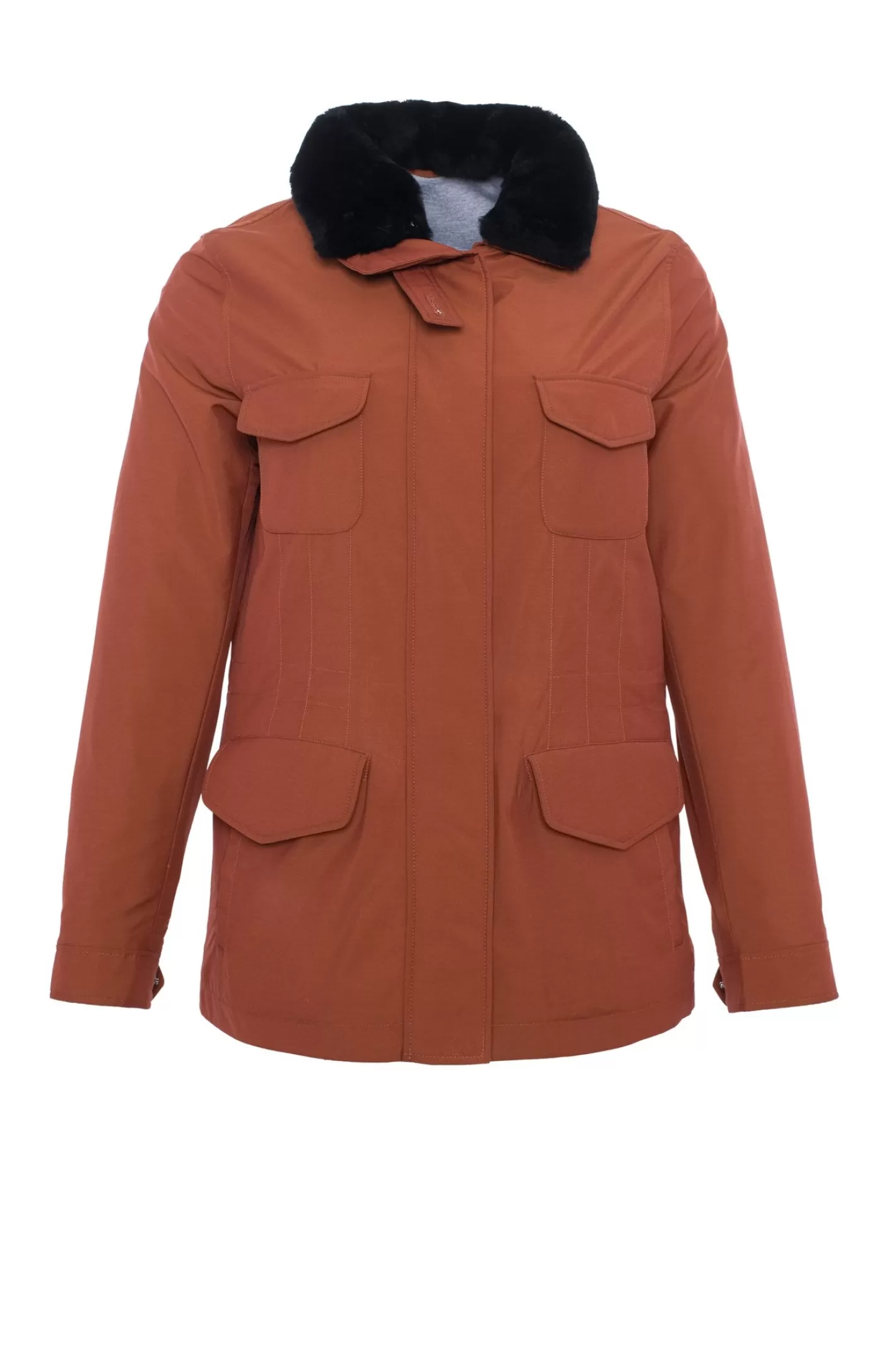 Veste femme GORSKI Montréal - Doudoune technique Storm System Loro Piana avec col en shearling premium détachable et capuche dissimulée