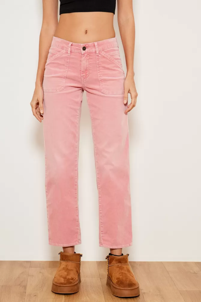 Pantalon Slim Taille Haute Five Jeans - Modèle Lourdes 597 Homme 
Détails Emboûtés et Poches Fonctionnelles - Denim Élastique Confort Optimal