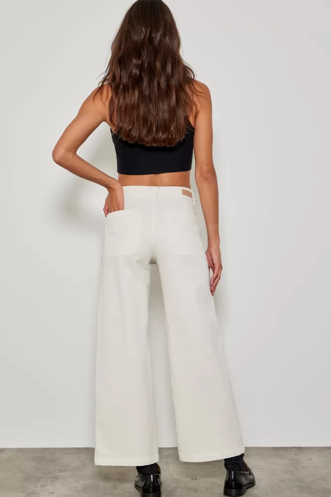 Pantalon Jean Five - Modèle Lucia-100 Détail ajusté - Taille confortable - Denim stretch premium 

（：，，，，）