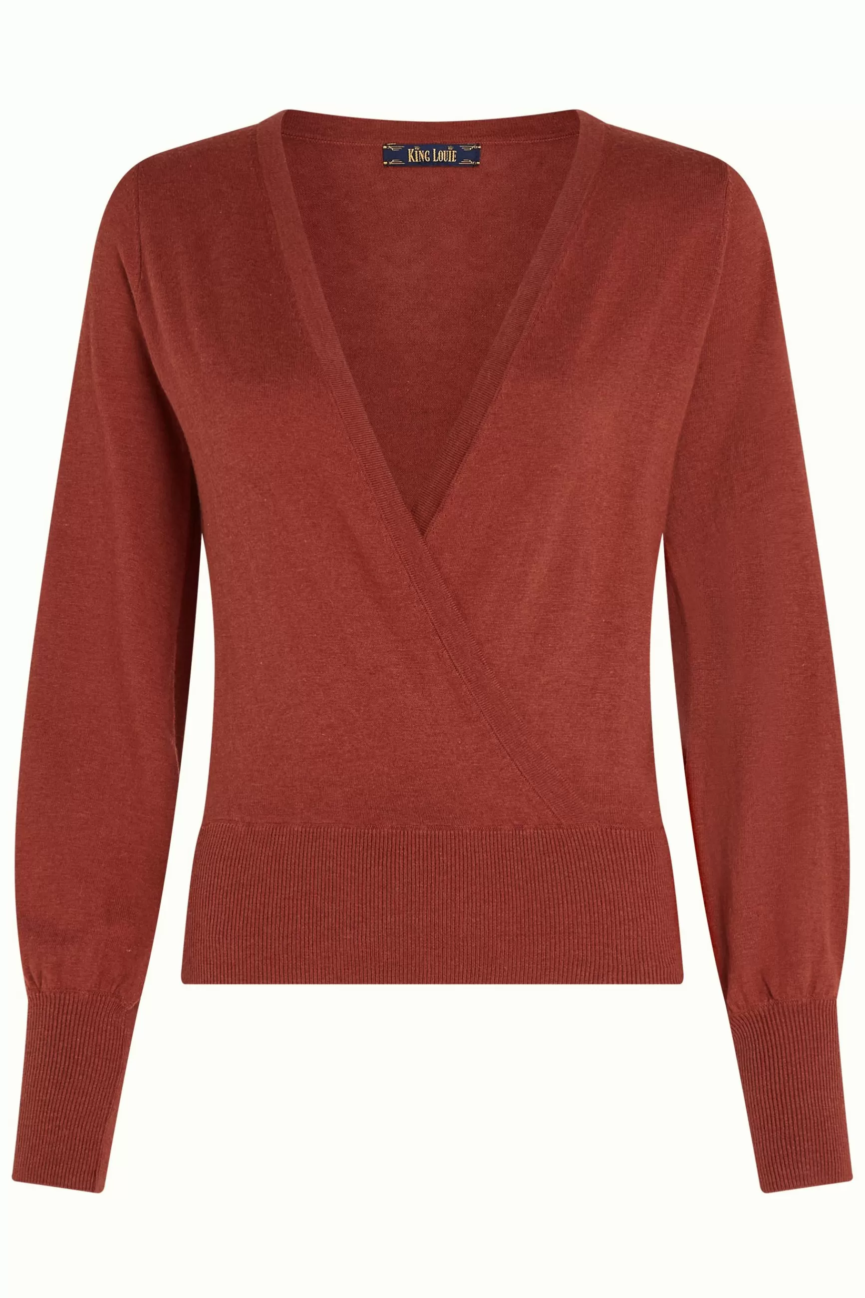 DAMES - Top Enveloppant Lulu King Louie - Silhouette Cocon Douillet à Enroulement