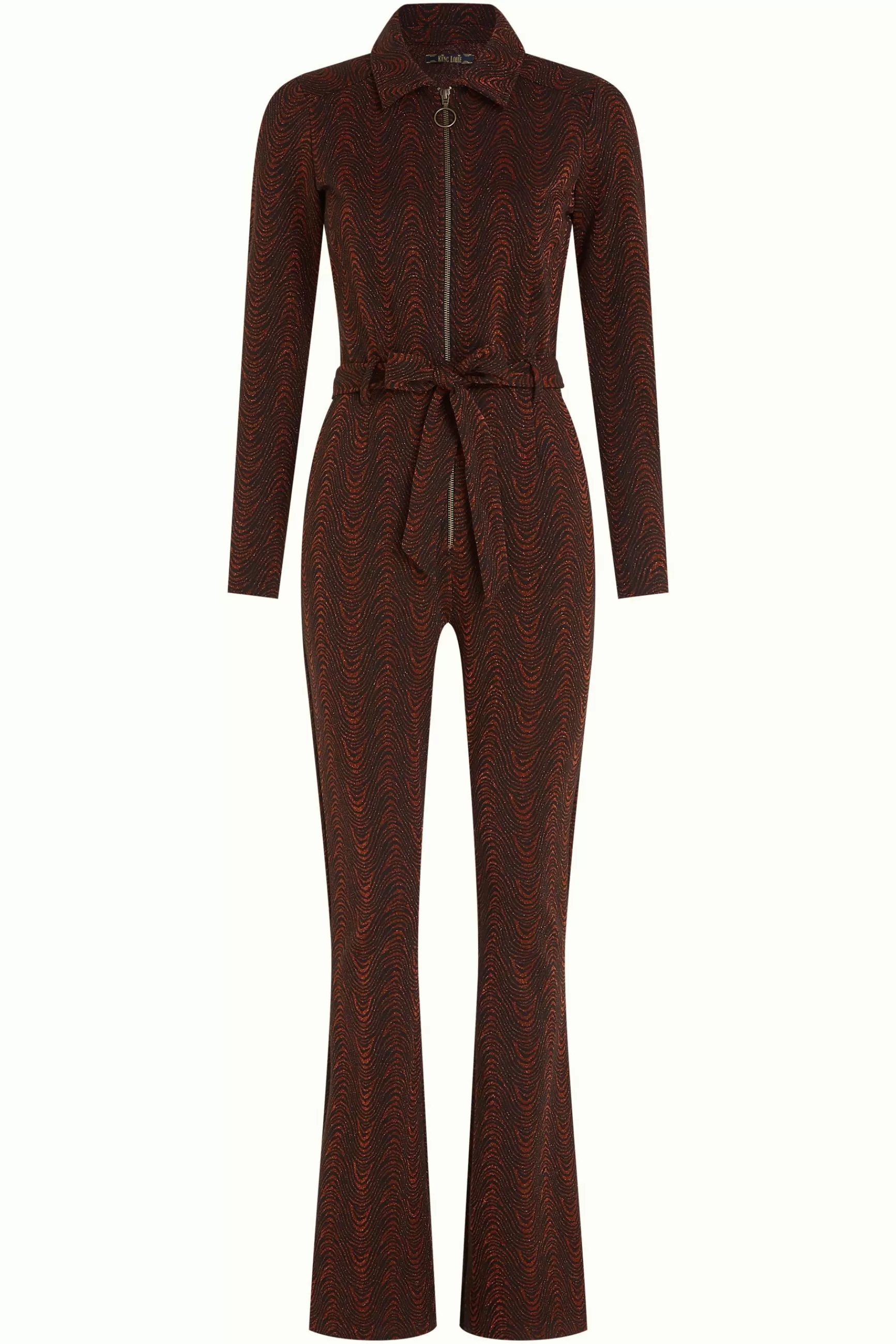 DAMES - Combinaison Élégante à Jambes Évasées King Louie Macy - Style Tempête pour Femme