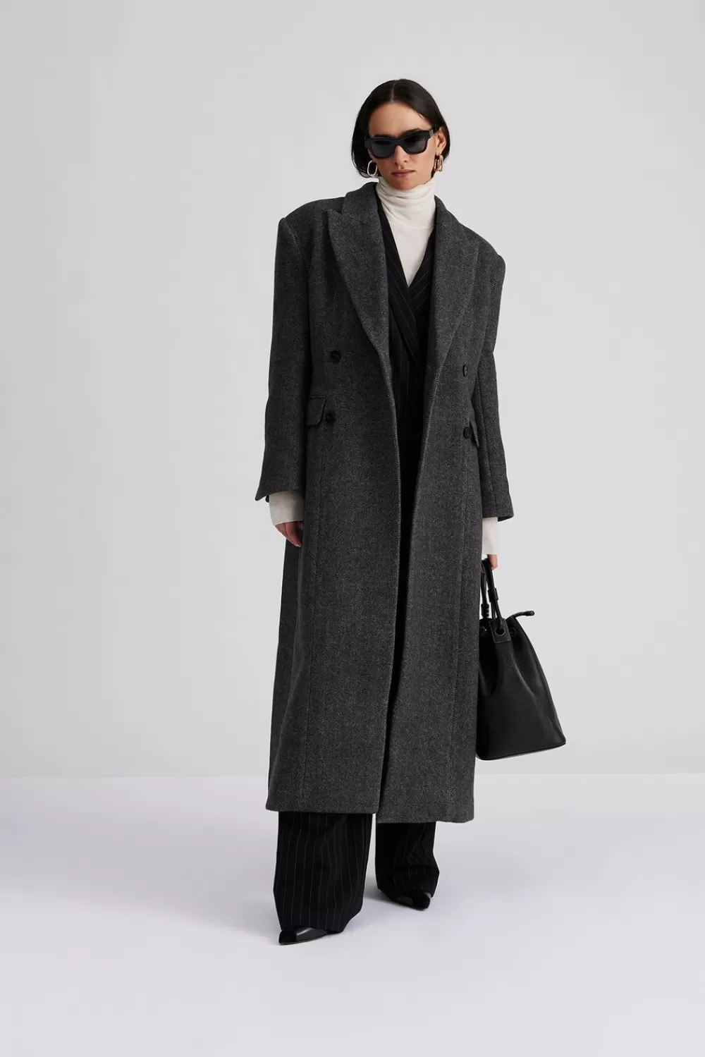 Sac fourre-tout Malina Maggie en cuir vegan noir - Style urbain élégant à petit prix