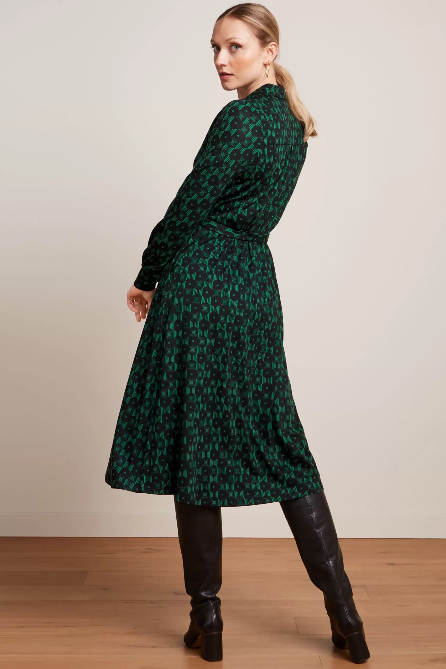 Robe Maisie Printanière King Louie - Style Élégant Femme, Tonalité Marvin Polyvalente