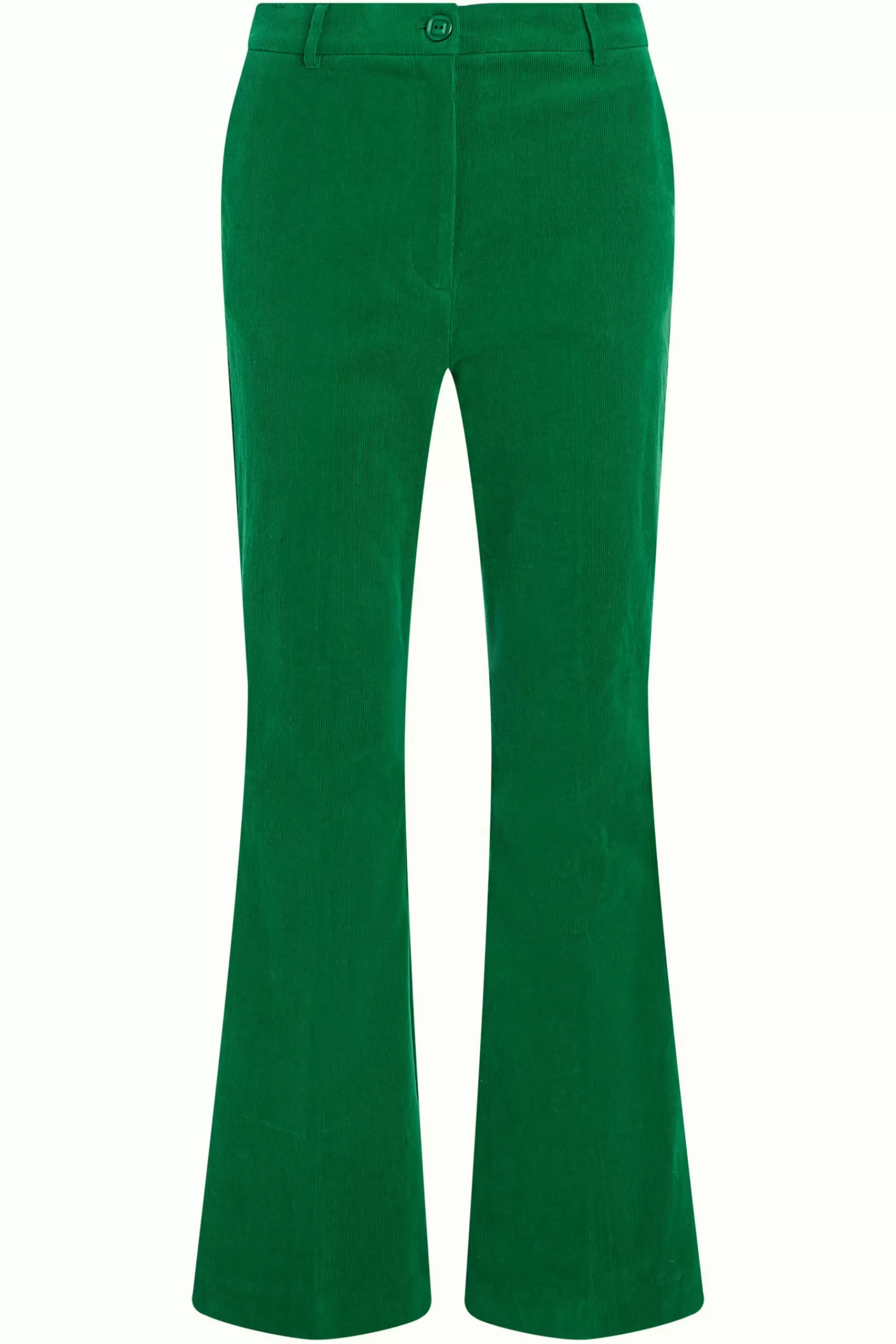 DAMES - Pantalon évasé Marcie en maille babyrib - Coupe rétro confortable King Louie