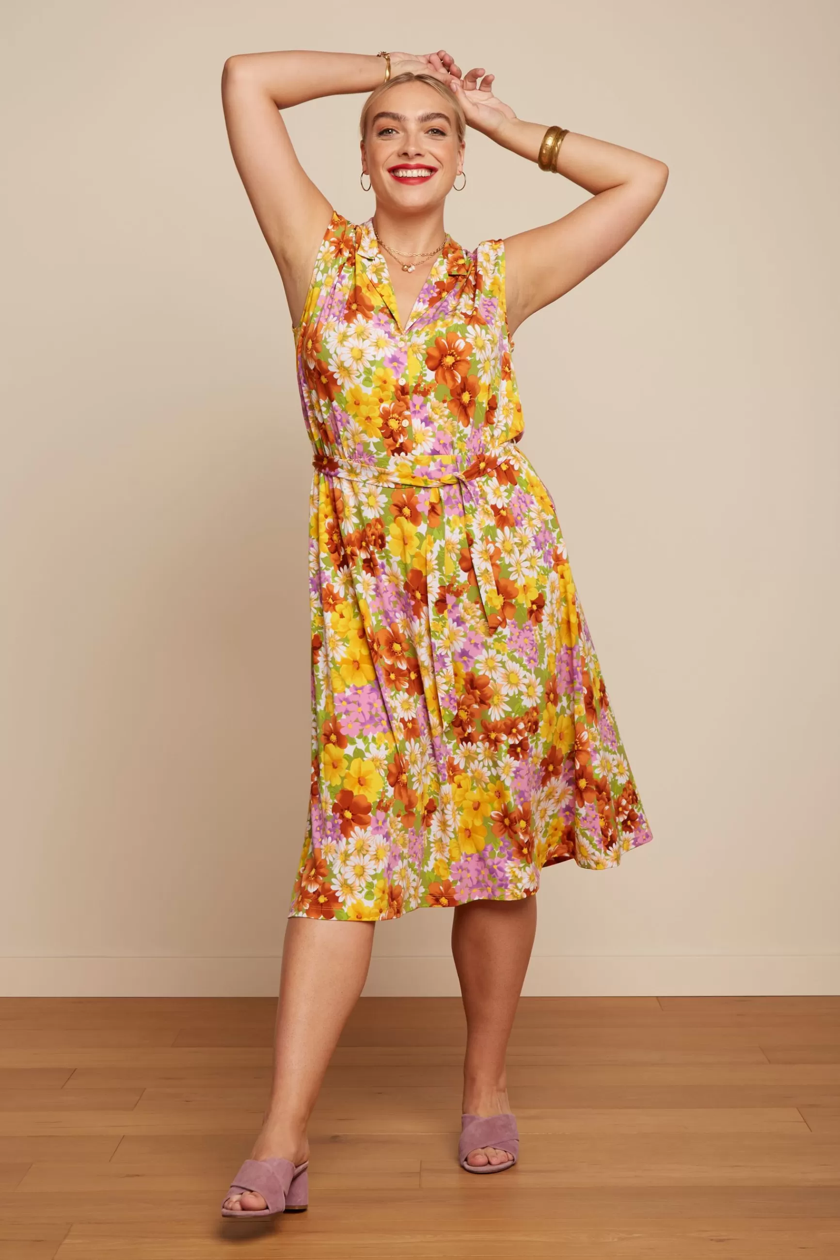 Robe Femme King Louie - Marianne Élégante Tenue d'Été Style Marin