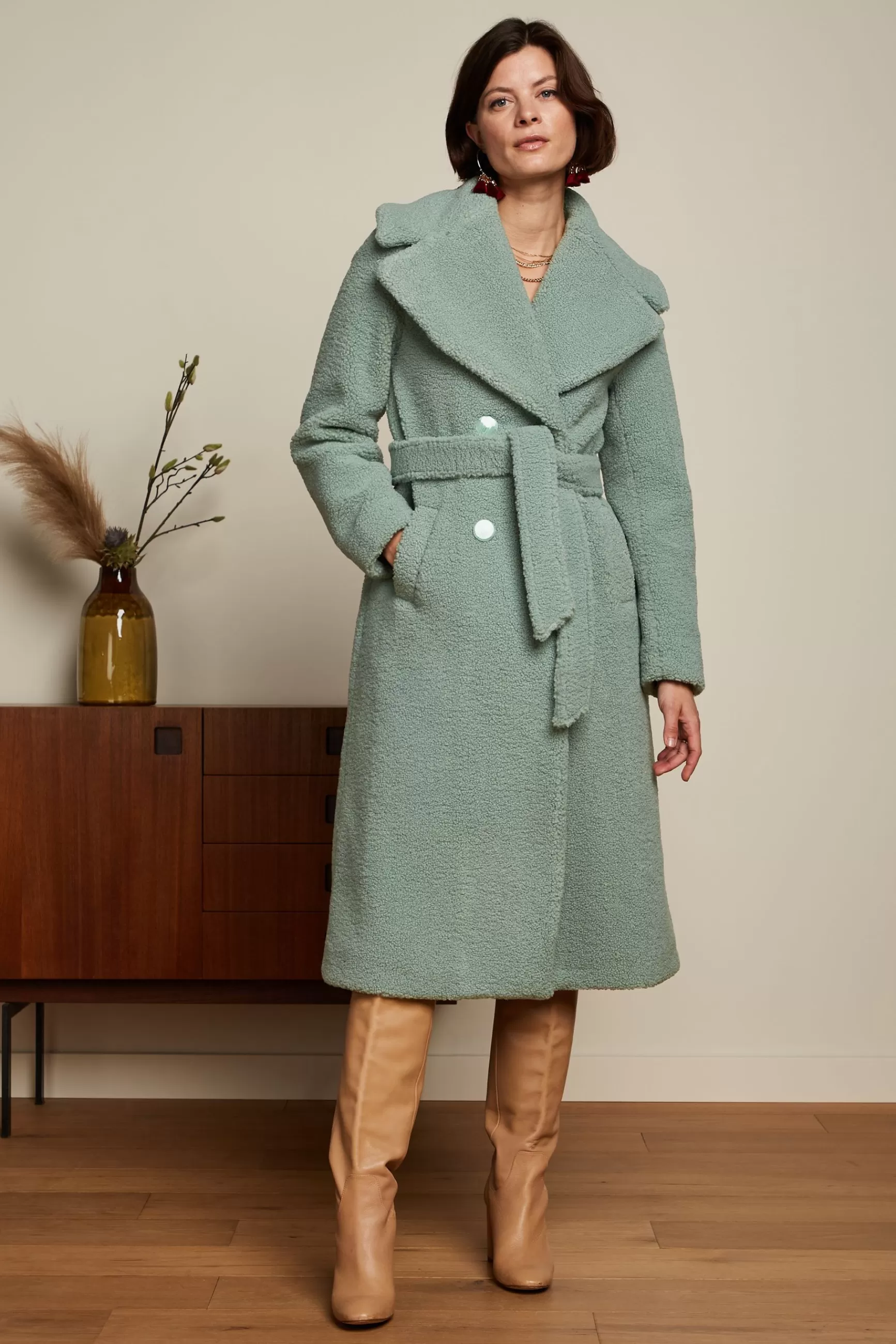 Manteau Femme King Louie - Collection Mary Murphy | Style Intemporel avec Détails Sophistiqués