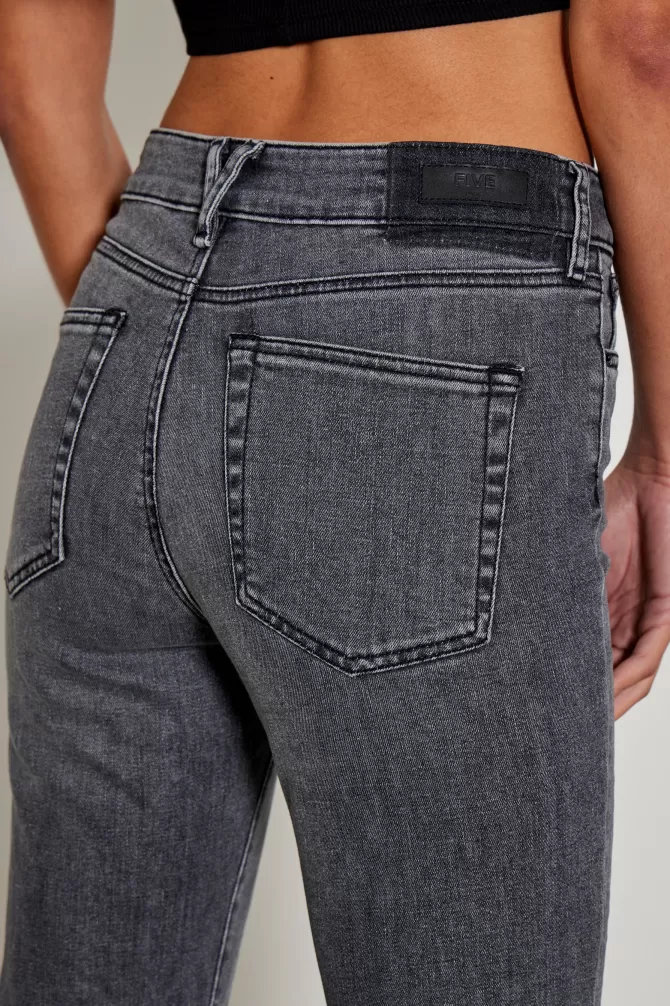 Jean Five Jeans Modèle MAYLAN 887 - Coupe Slim Droit Décontracté Gris Délavé
