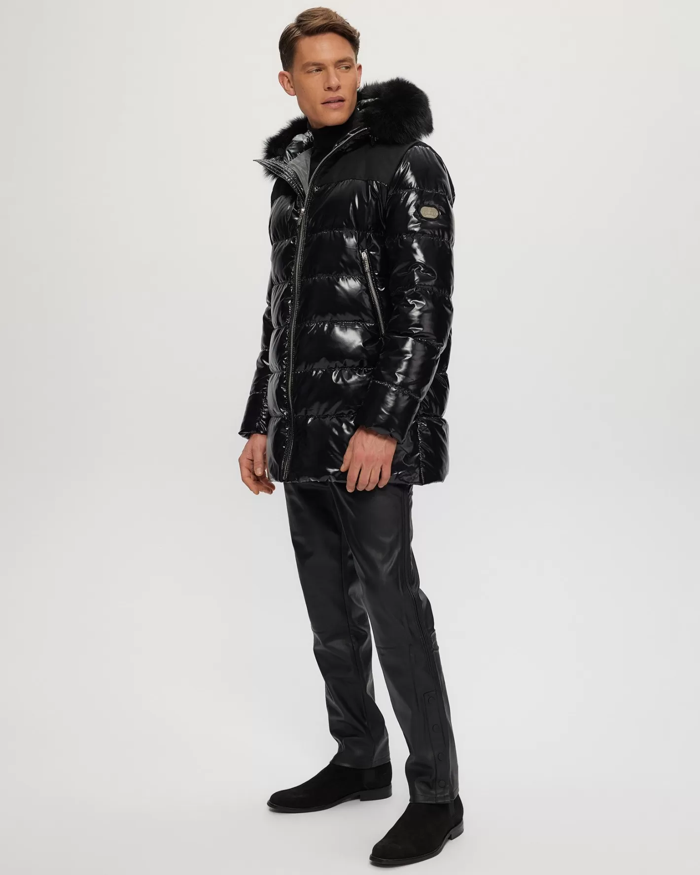 Parka hiver montréalais GORSKI pour homme – Doudoune chaude après-ski avec capuche amovible en agneau Toscane – Confort ultime et style montagnard chic