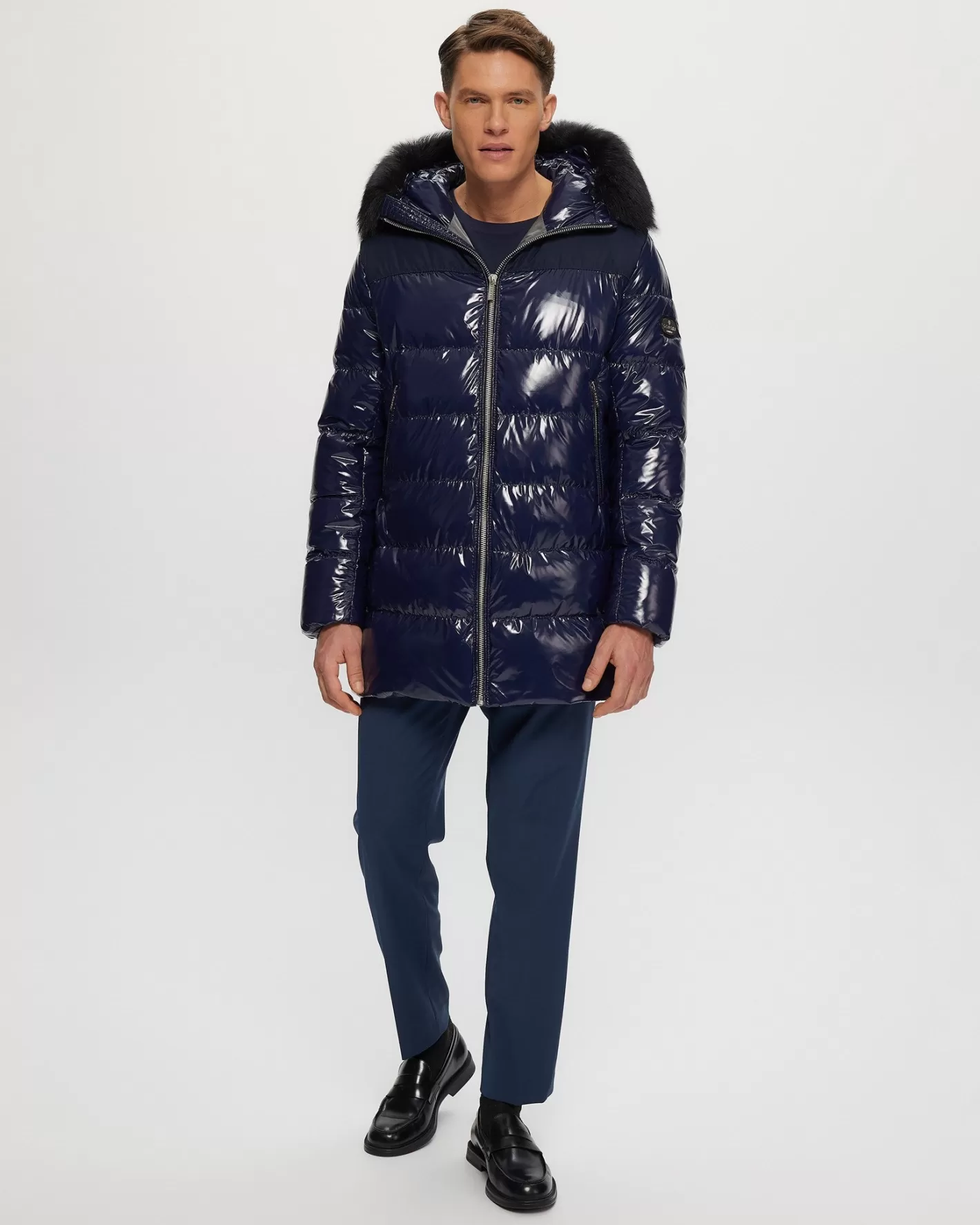 Parka hiver montréalais GORSKI pour homme – Doudoune chaude après-ski avec capuche amovible en agneau Toscane – Confort ultime et style montagnard chic