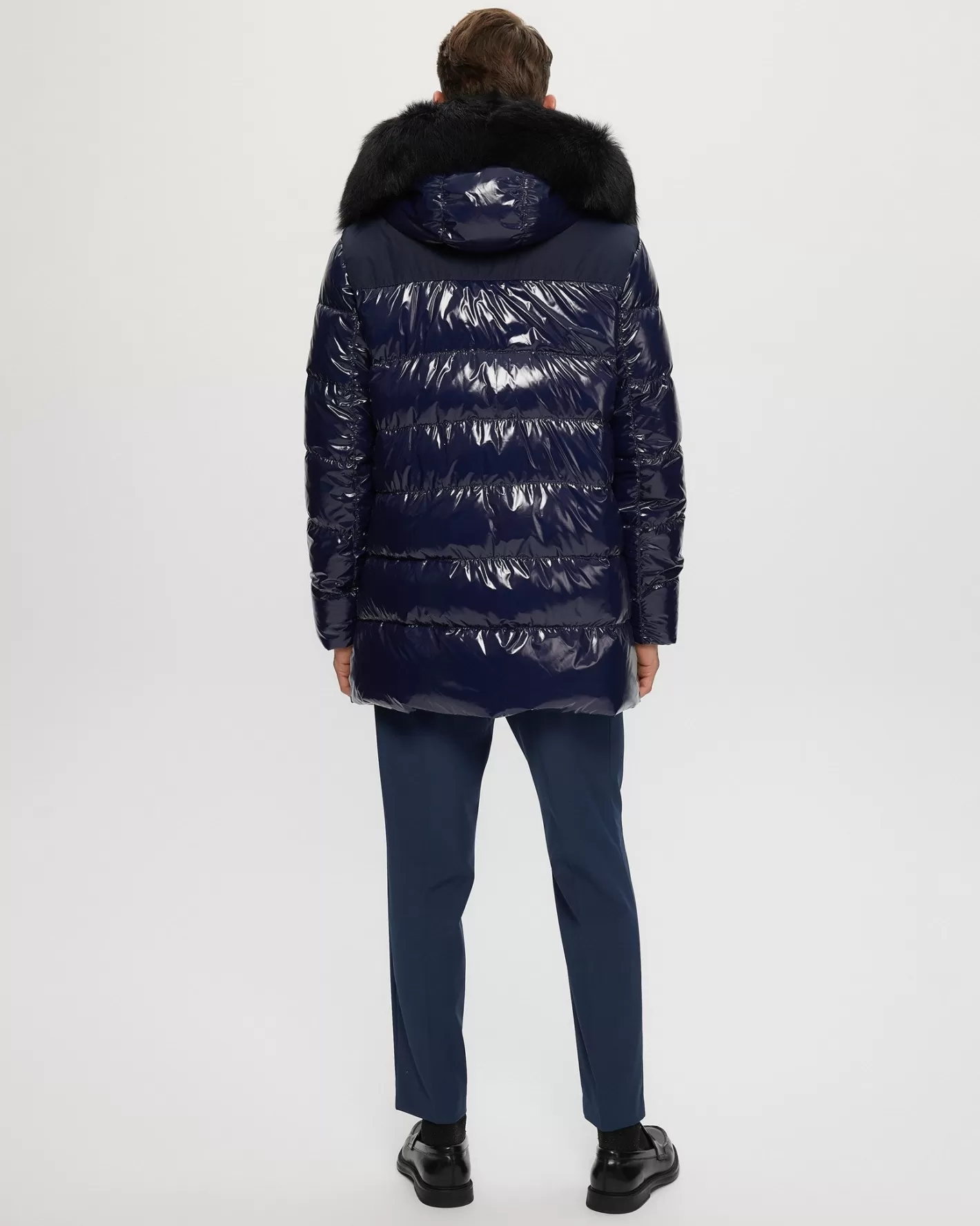 Parka hiver montréalais GORSKI pour homme – Doudoune chaude après-ski avec capuche amovible en agneau Toscane – Confort ultime et style montagnard chic