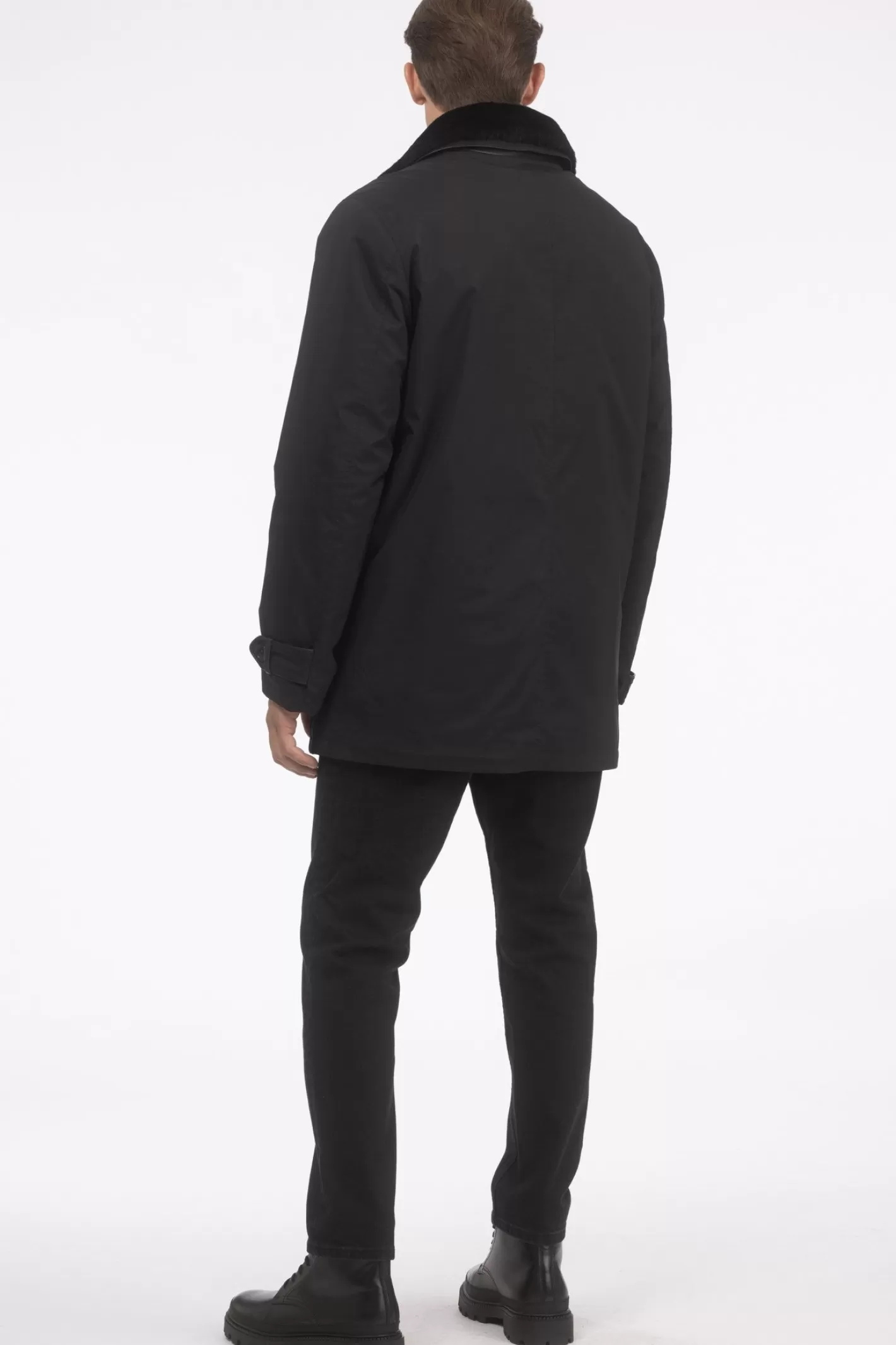 Manteau GORSKI Montréal pour Homme - Doublure et Col en Agneau Shearling Premium Détachables