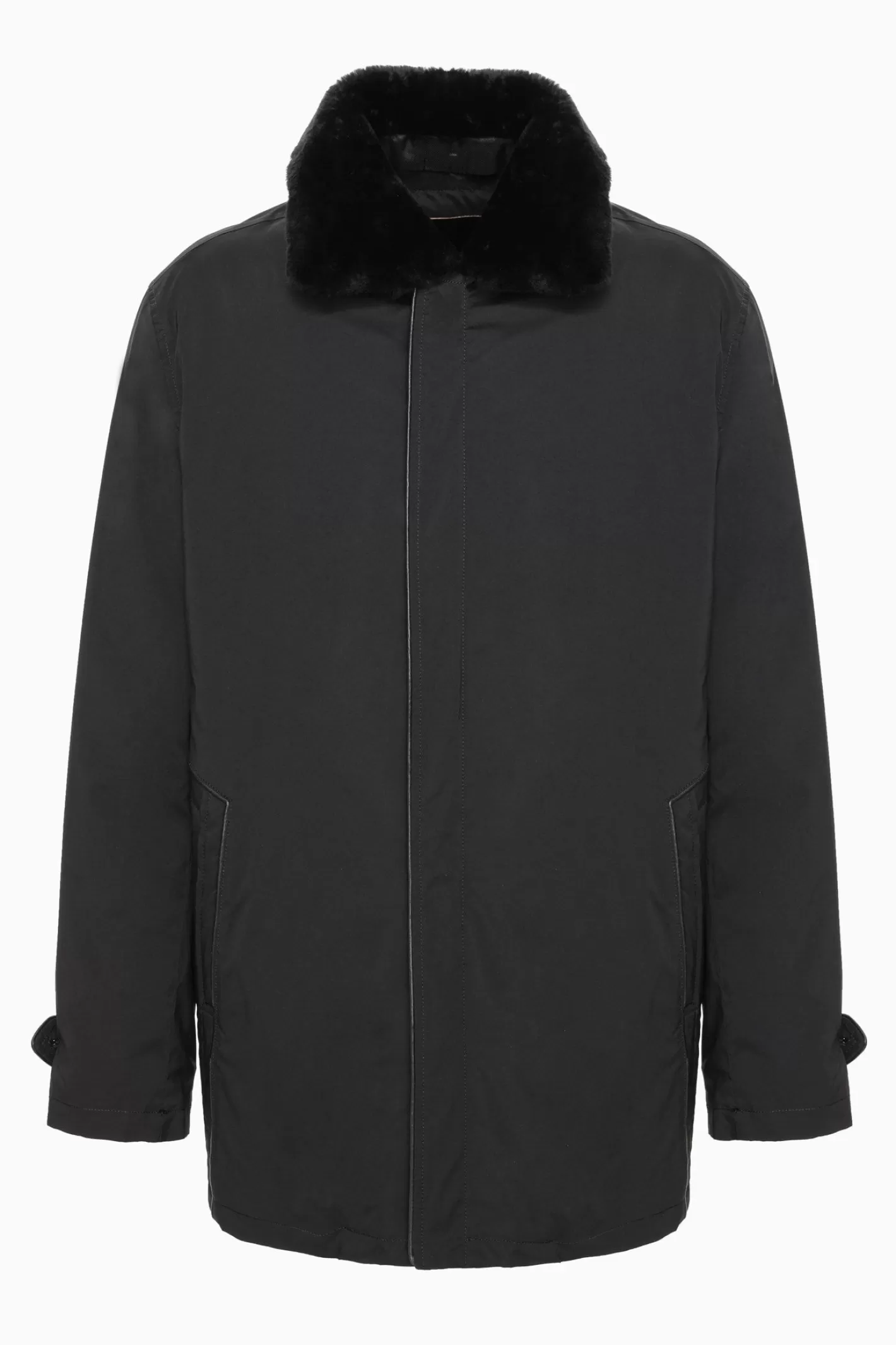 Manteau GORSKI Montréal pour Homme - Doublure et Col en Agneau Shearling Premium Détachables