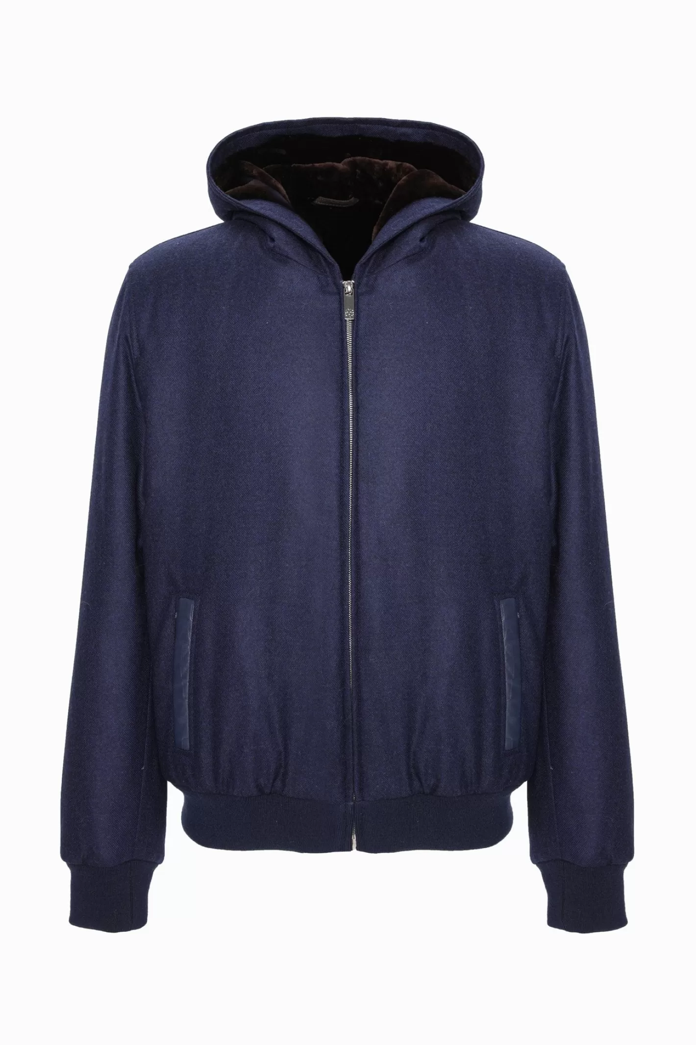 Veste d'hiver pour homme GORSKI Montréal - Mélange luxueux de cachemire Loro Piana et laine vierge avec doublure intérieure en agneau shearling premium