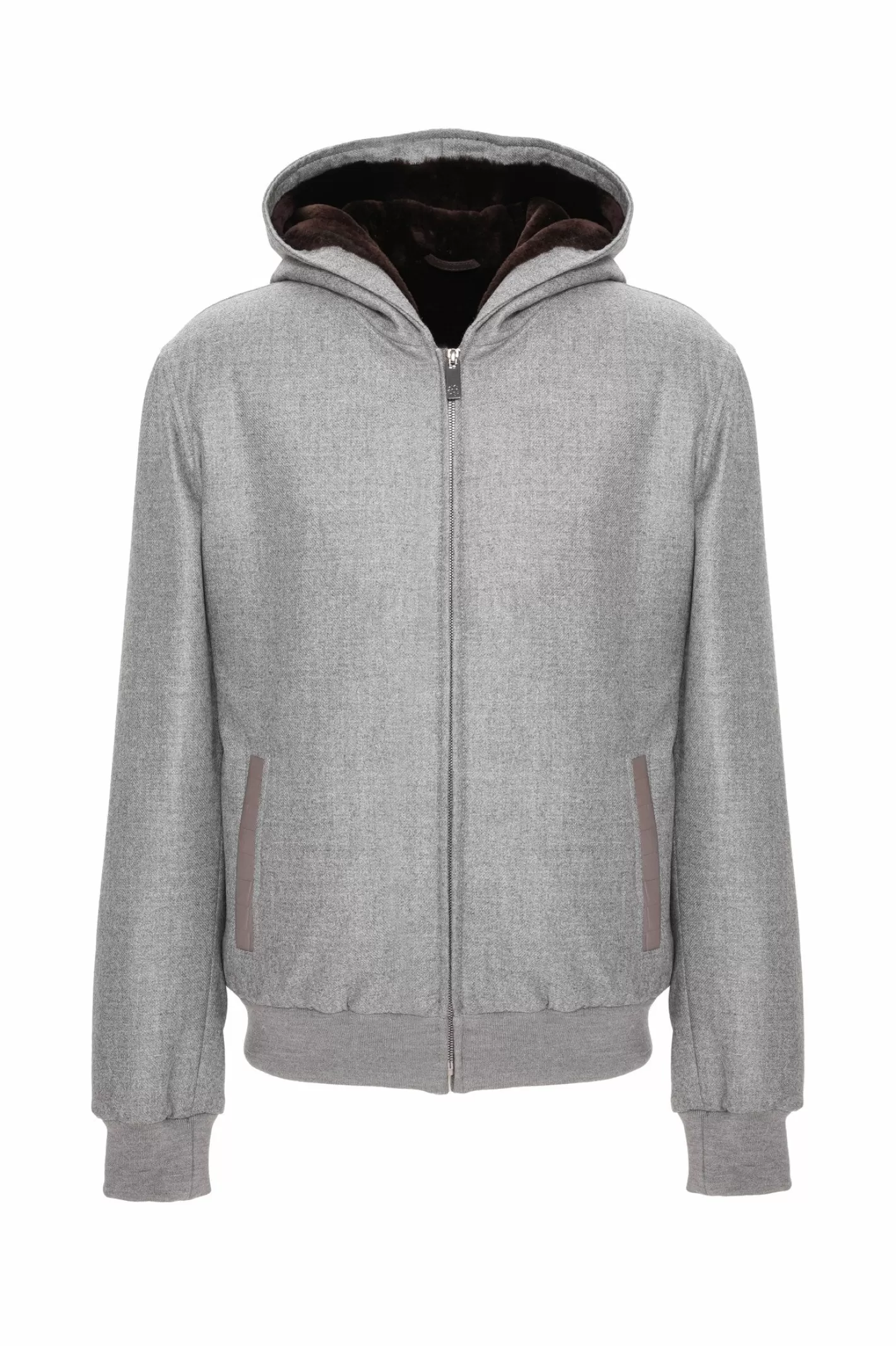 Veste d'hiver pour homme GORSKI Montréal - Mélange luxueux de cachemire Loro Piana et laine vierge avec doublure intérieure en agneau shearling premium