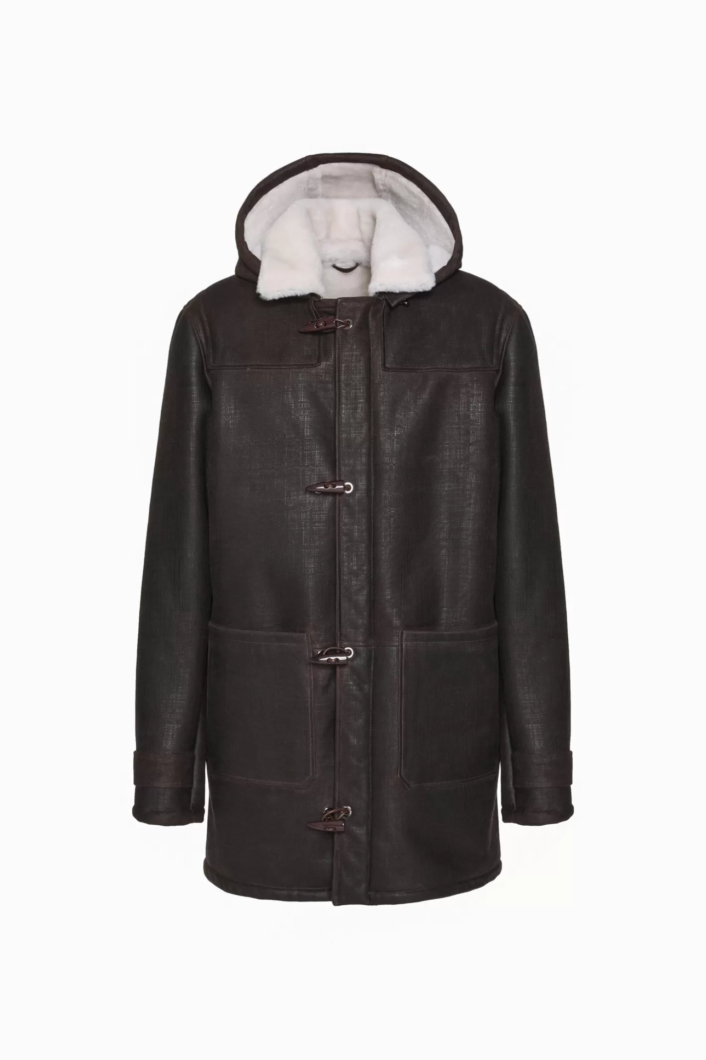 Doudoune Parka Homme en Laine Mérinos et Agneau Shearling – GORSKI Montréal Hiver 2024 – Coupe Urbaine avec Doublure Polaire – Confort Optimal / Style Hivernal Canadien
