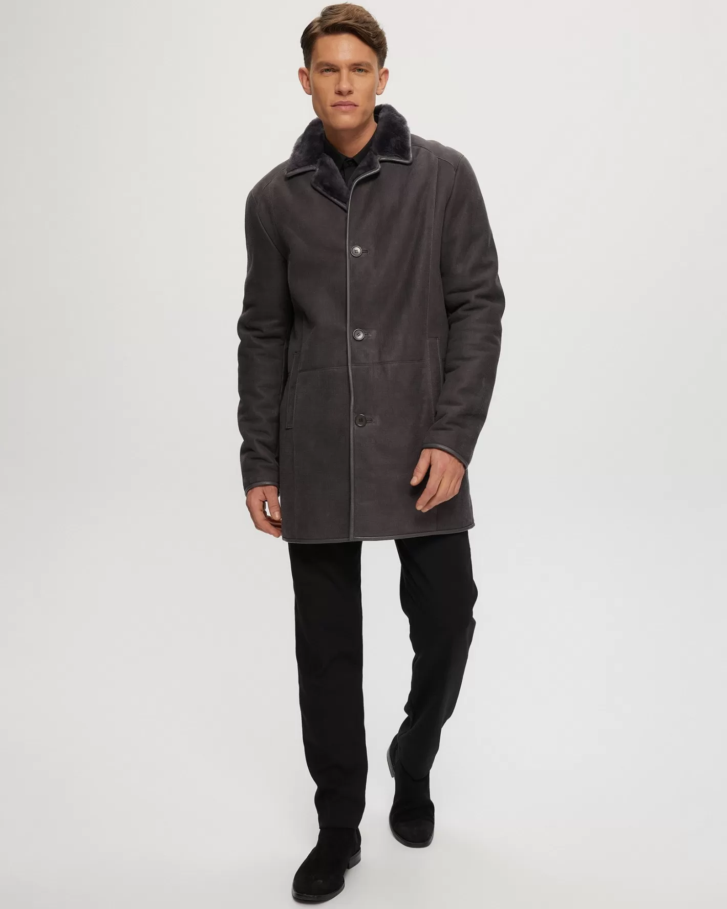 GORSKI Montréal – Veste en Mérinos et Agneau à Laine Vierge pour Homme | Confort Élégant pour la Saison