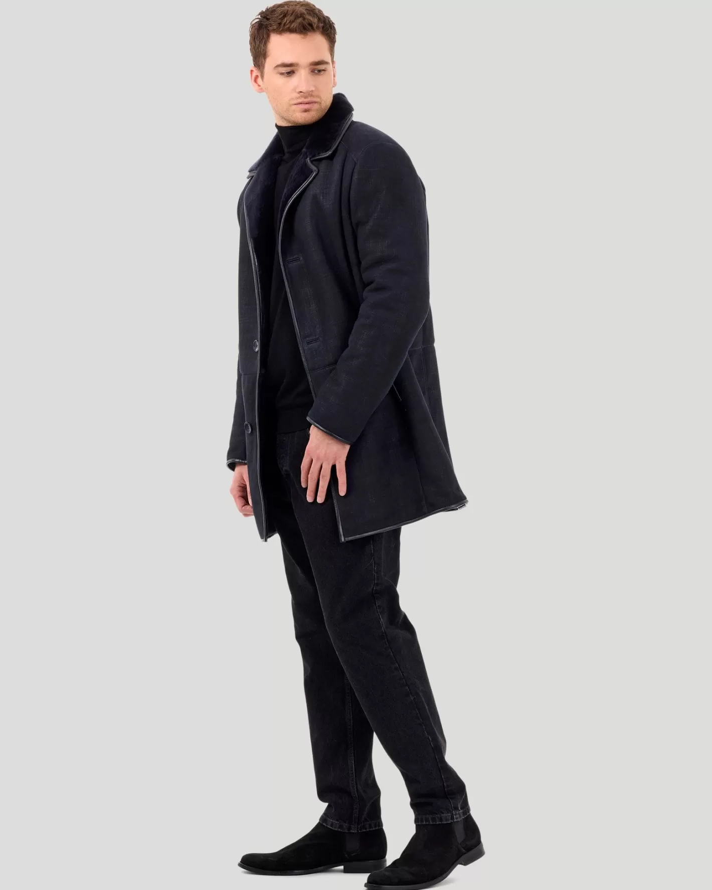 Manteau d'Hiver en Mérinos et Toison d'Agneau pour Homme - Confort Ultime par GORSKI Montréal