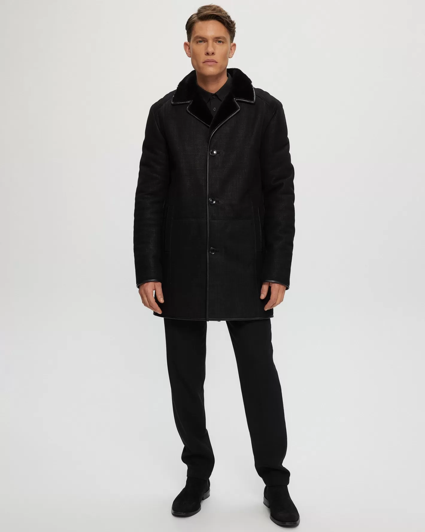GORSKI Montréal – Veste en Mérinos et Agneau à Laine Vierge pour Homme | Confort Élégant pour la Saison
