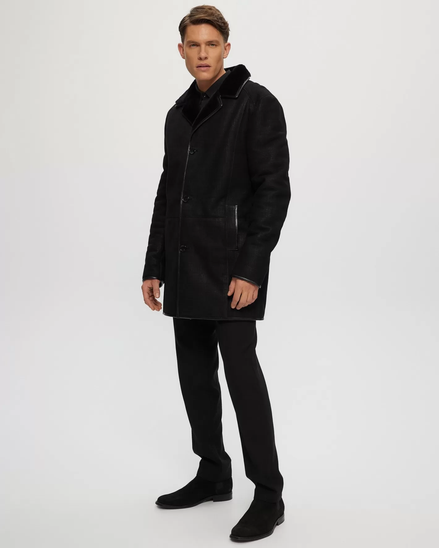 GORSKI Montréal – Veste en Mérinos et Agneau à Laine Vierge pour Homme | Confort Élégant pour la Saison