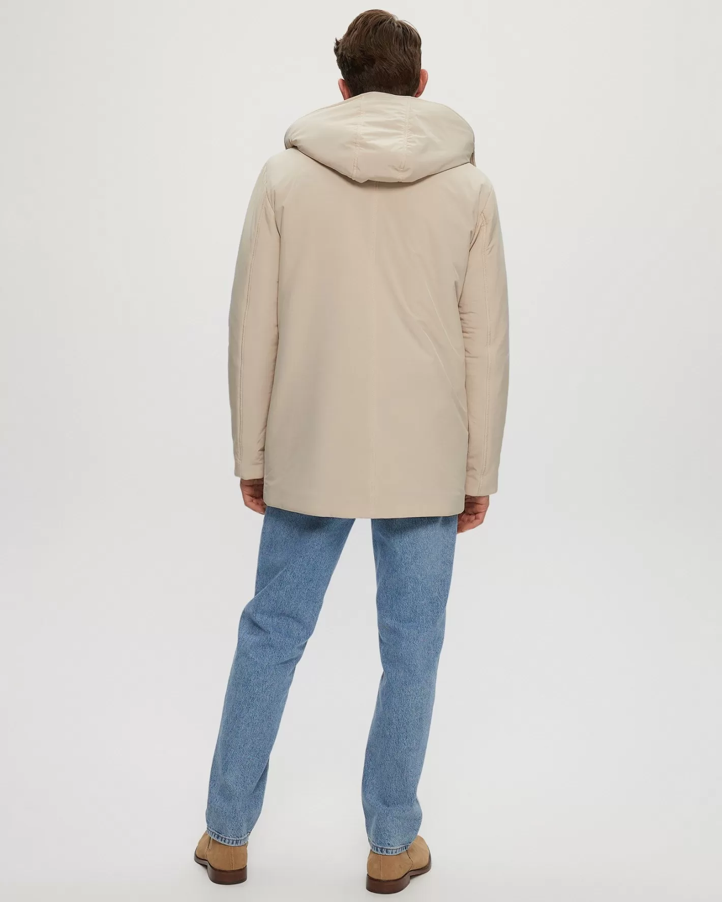 Parka GORSKI Montréal pour Homme – Doublure en Agneau Shearling Sélectionné, Garnitures Cuir Authentique avec Col et Capuche Amovibles en Fourrure Naturelle