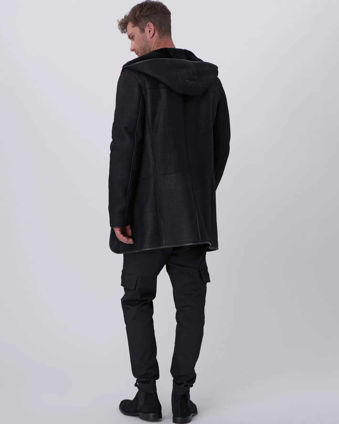 Parka Montréal GORSKI pour Homme - Doudoune Chaude en Agneau Shearling, Style Urbain Conçu pour l'Hiver