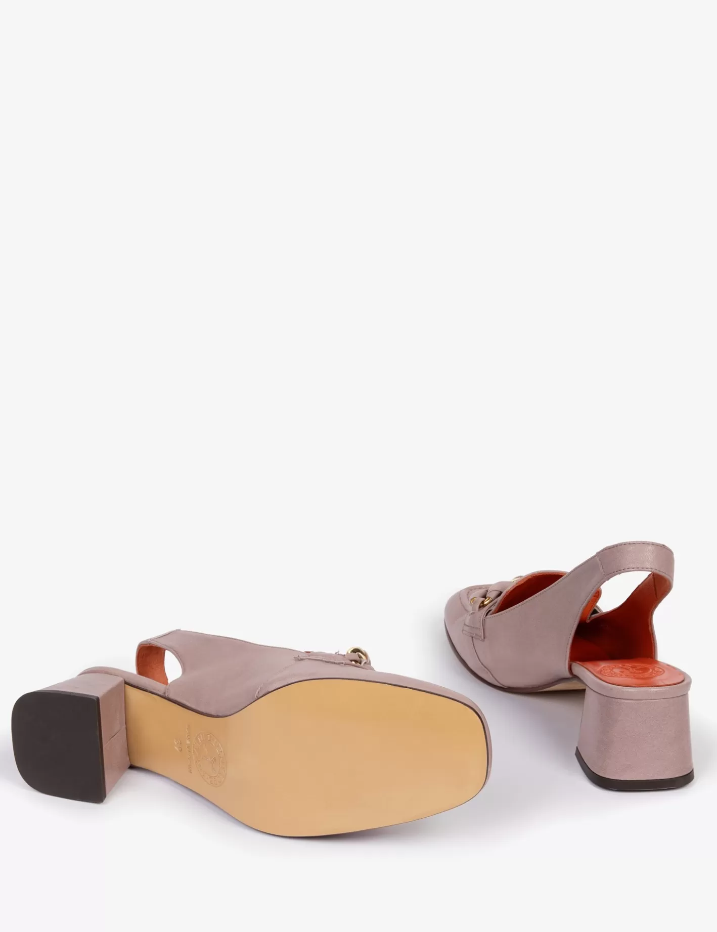 Mocassin élégant à talon Lorenzo - Cuir souple avec bride arrière | Promotion éclair sur les chaussures stylées