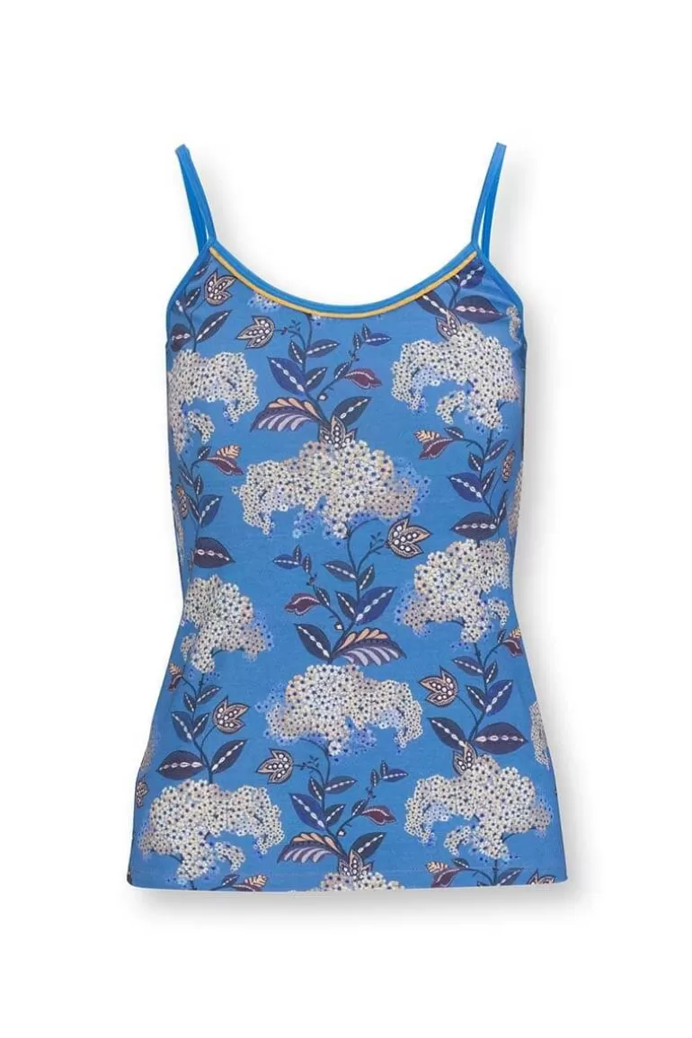 Débardateur Femme Sans Manches Flora Firenze - Bleu Cobalt Élégant | Collection Printanière Pip Studio | Tendance Mode Durable