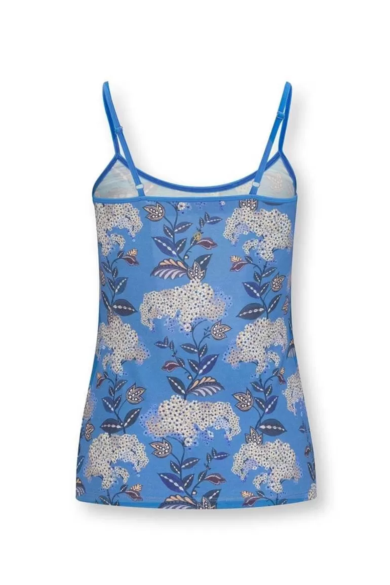 Débardateur Femme Sans Manches Flora Firenze - Bleu Cobalt Élégant | Collection Printanière Pip Studio | Tendance Mode Durable