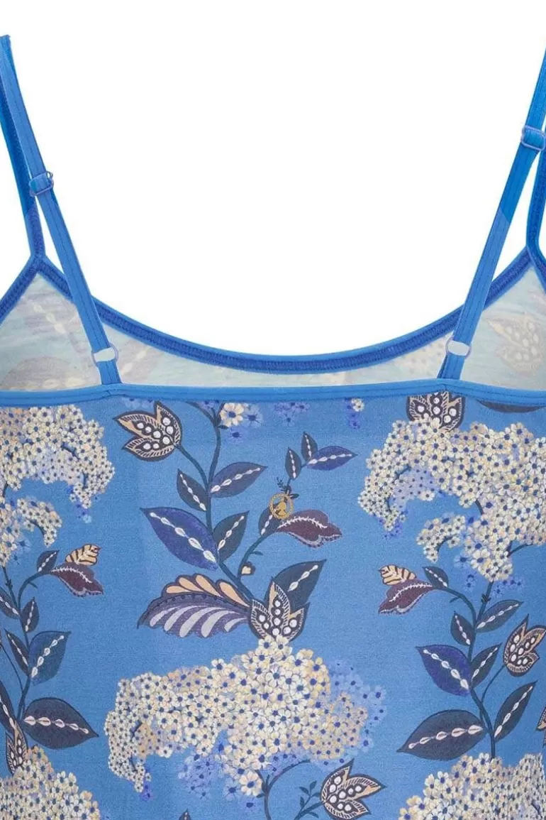 Débardateur Femme Sans Manches Flora Firenze - Bleu Cobalt Élégant | Collection Printanière Pip Studio | Tendance Mode Durable