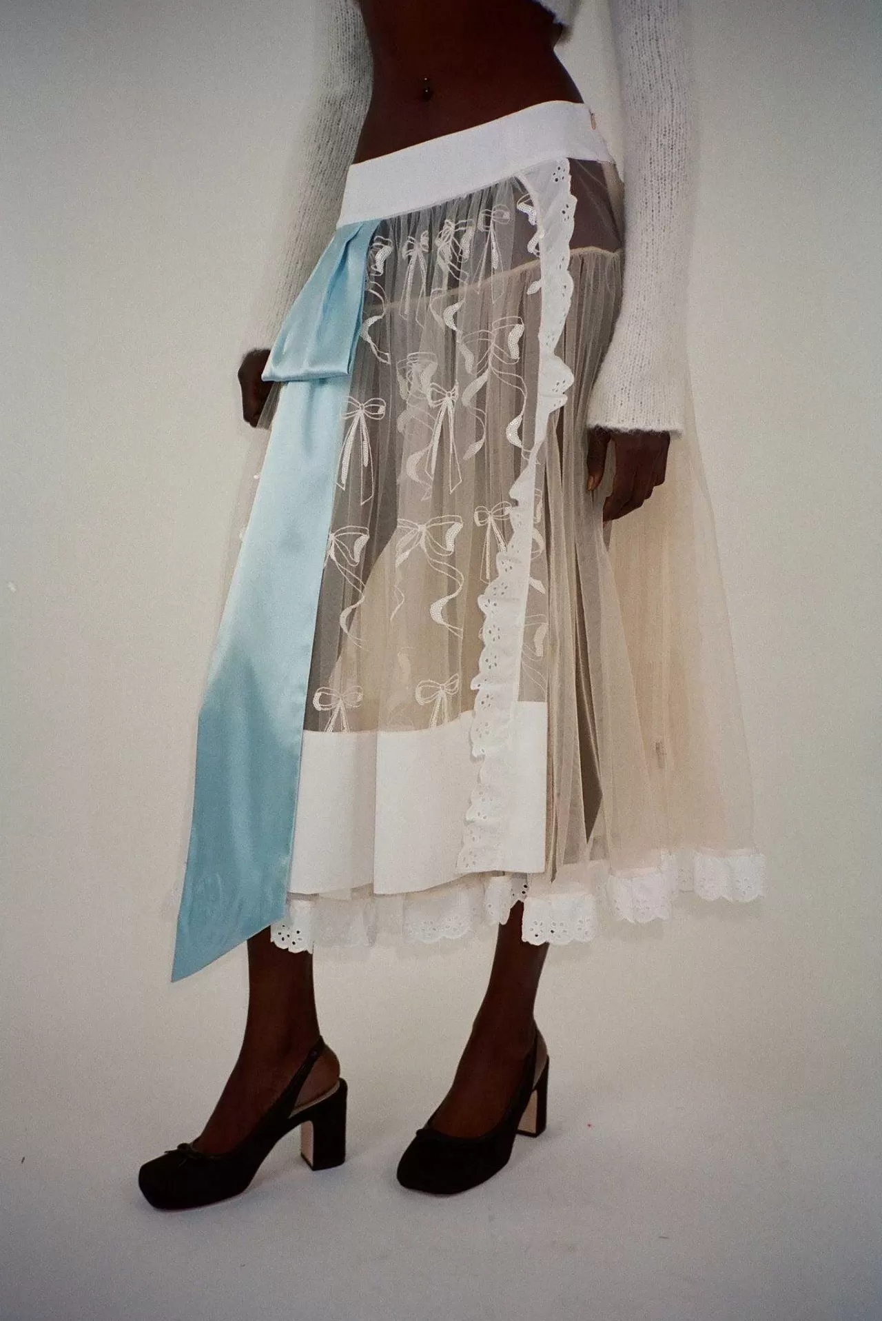 Robe de mariée Sandy Liang - Jupe Nana en tulle romantique pour femmes élégantes