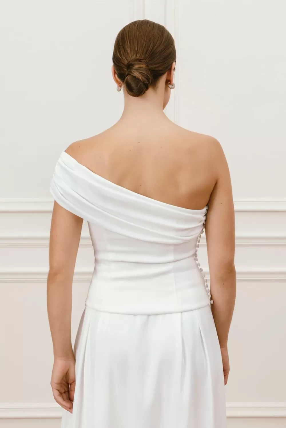 Débardeur Malina Ophelia - Blanc Ivoire Nacré | Modèle Tendance Été