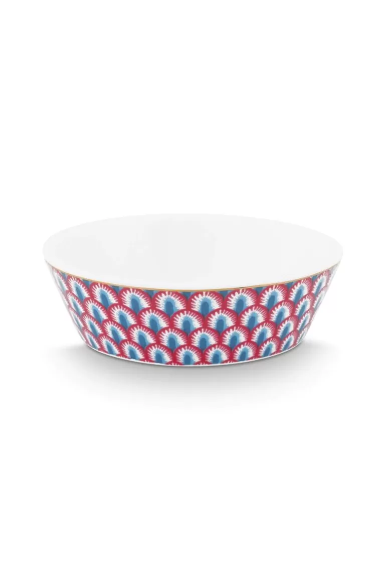 Pip Studio – Service de Table « Fête Florale Orientale » – Lot de 6 Assiettes Sushi Bleu à Prix Doux