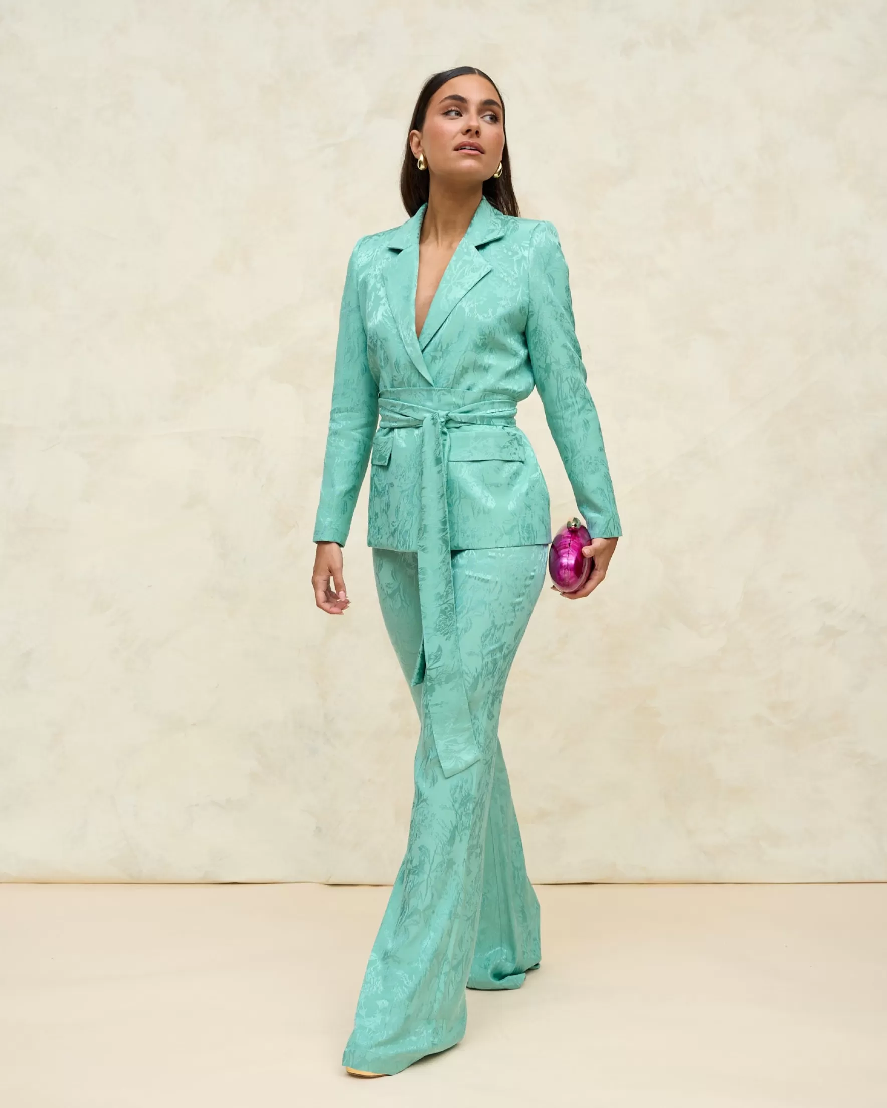 Pantalon Femme Miphai Kate - Vert Menthe Frais en Soldes Exclusives