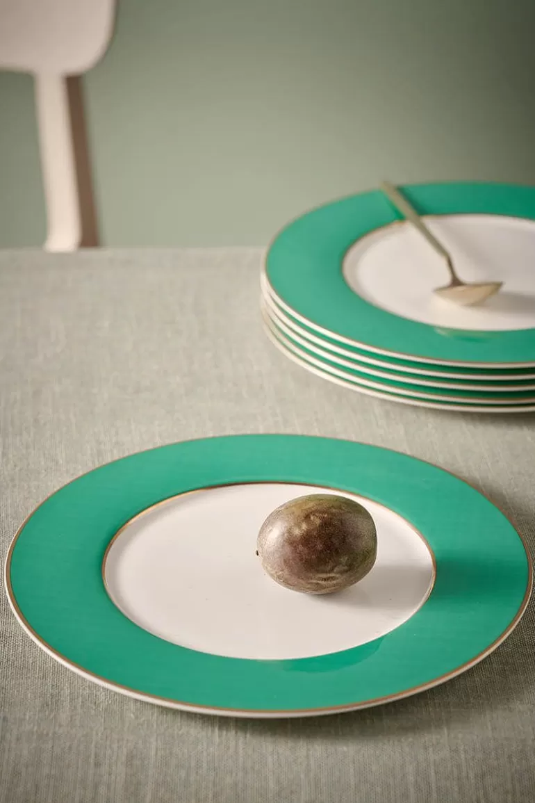 Assiette de Table Chic Pip Studio 28 cm - Vert Émeraude en Promotion Exclusivité