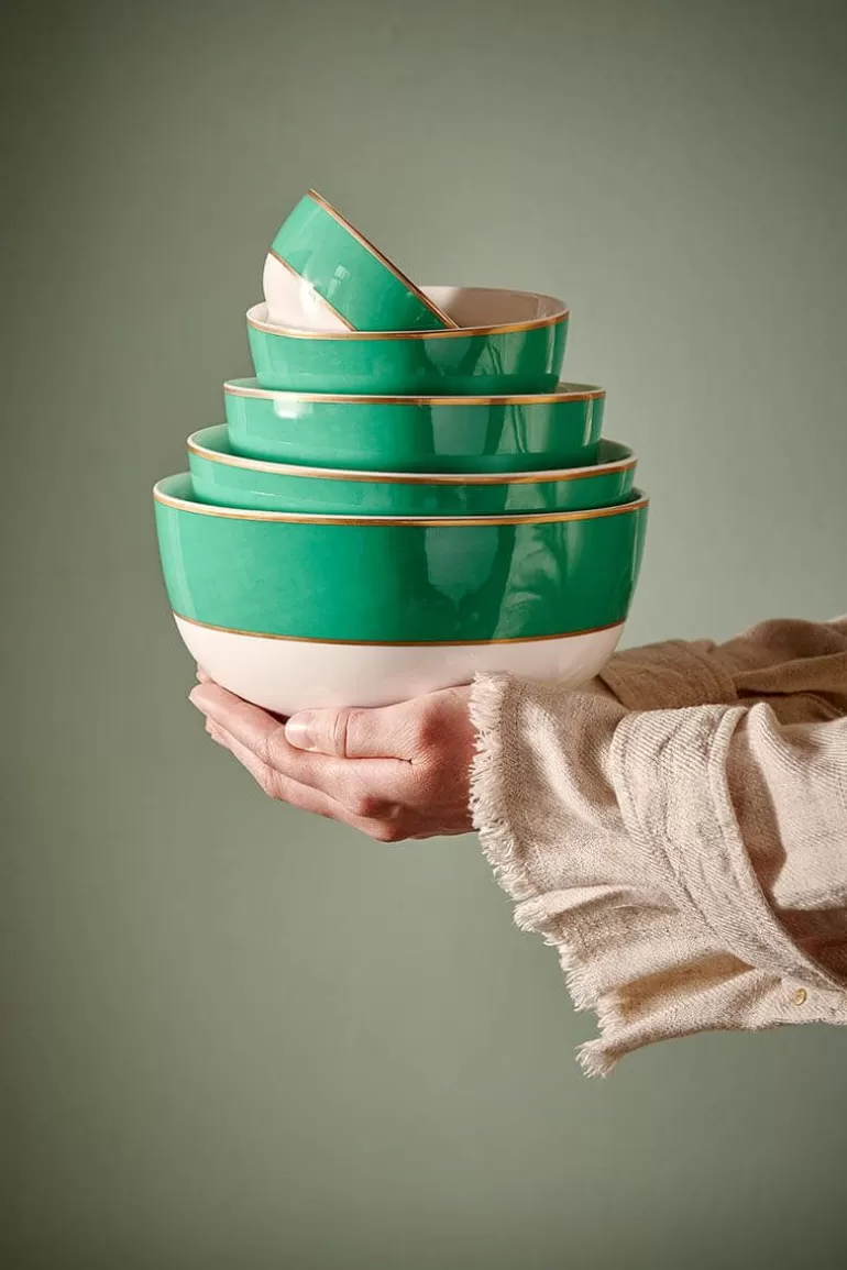 Élégant Bol de Décoration Pip Studio - 12,5 cm Vert Émeraude (Collection Chic)