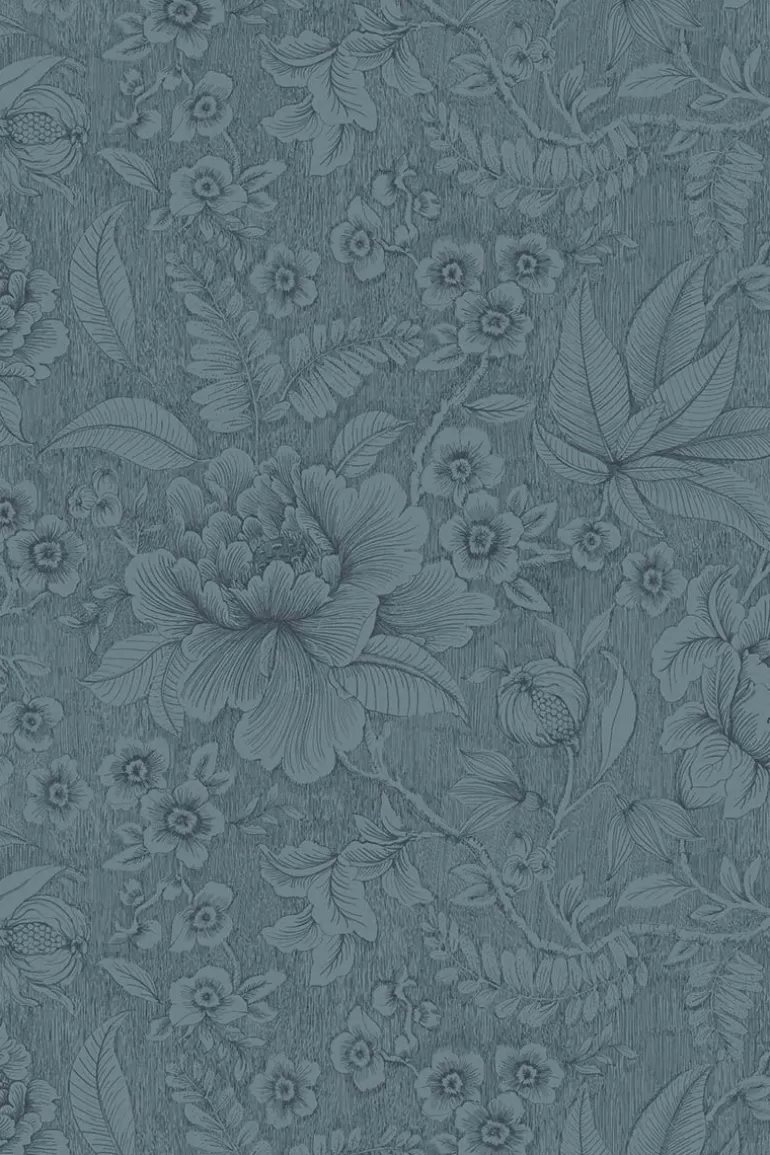 Papier Peint Intissé Bleu Denim 