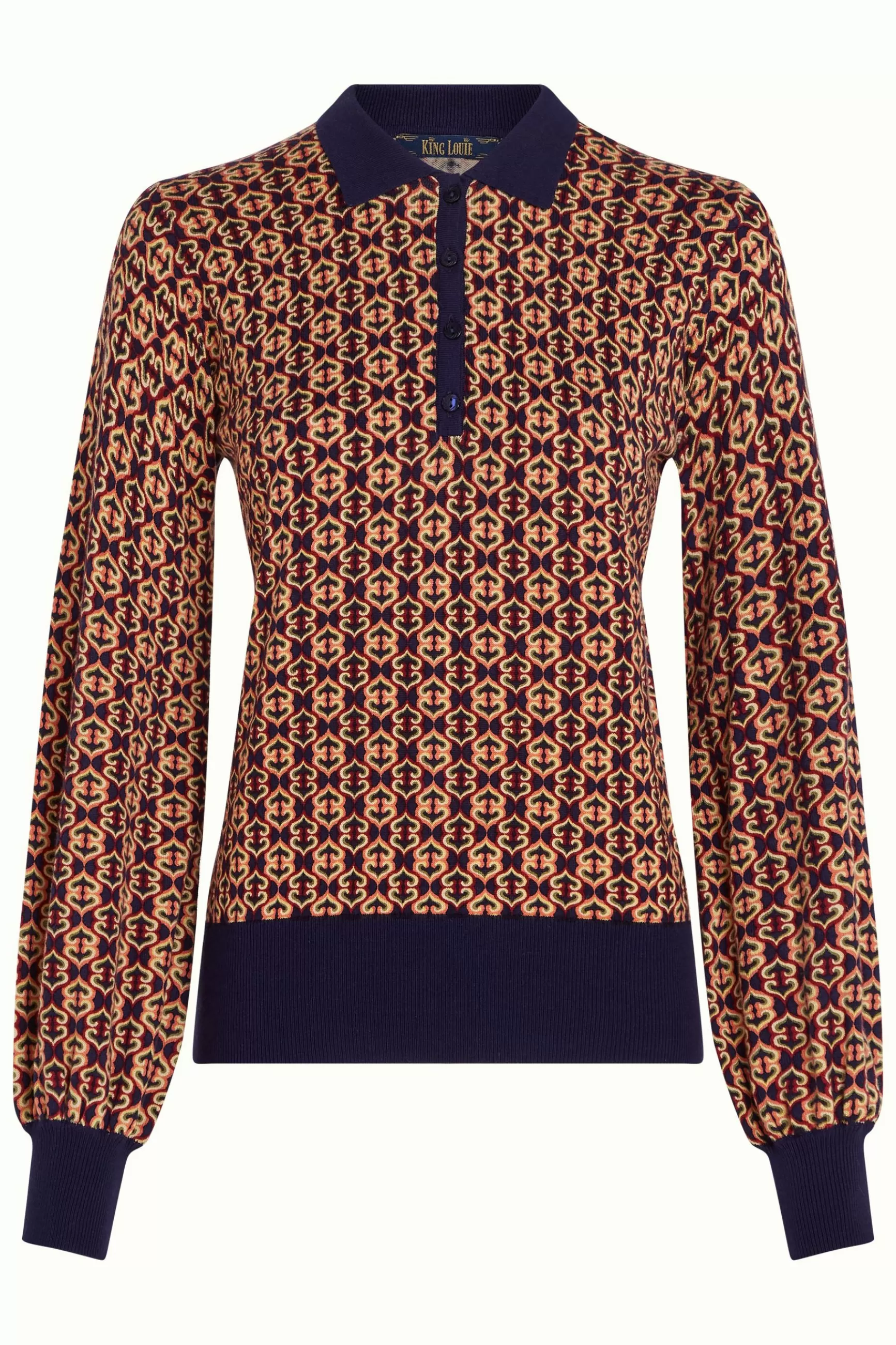 Polo Femme King Louie - Modèle Signature Bell Top Ripley | Design Urbain & Confort Optimal (Collection Printemps)