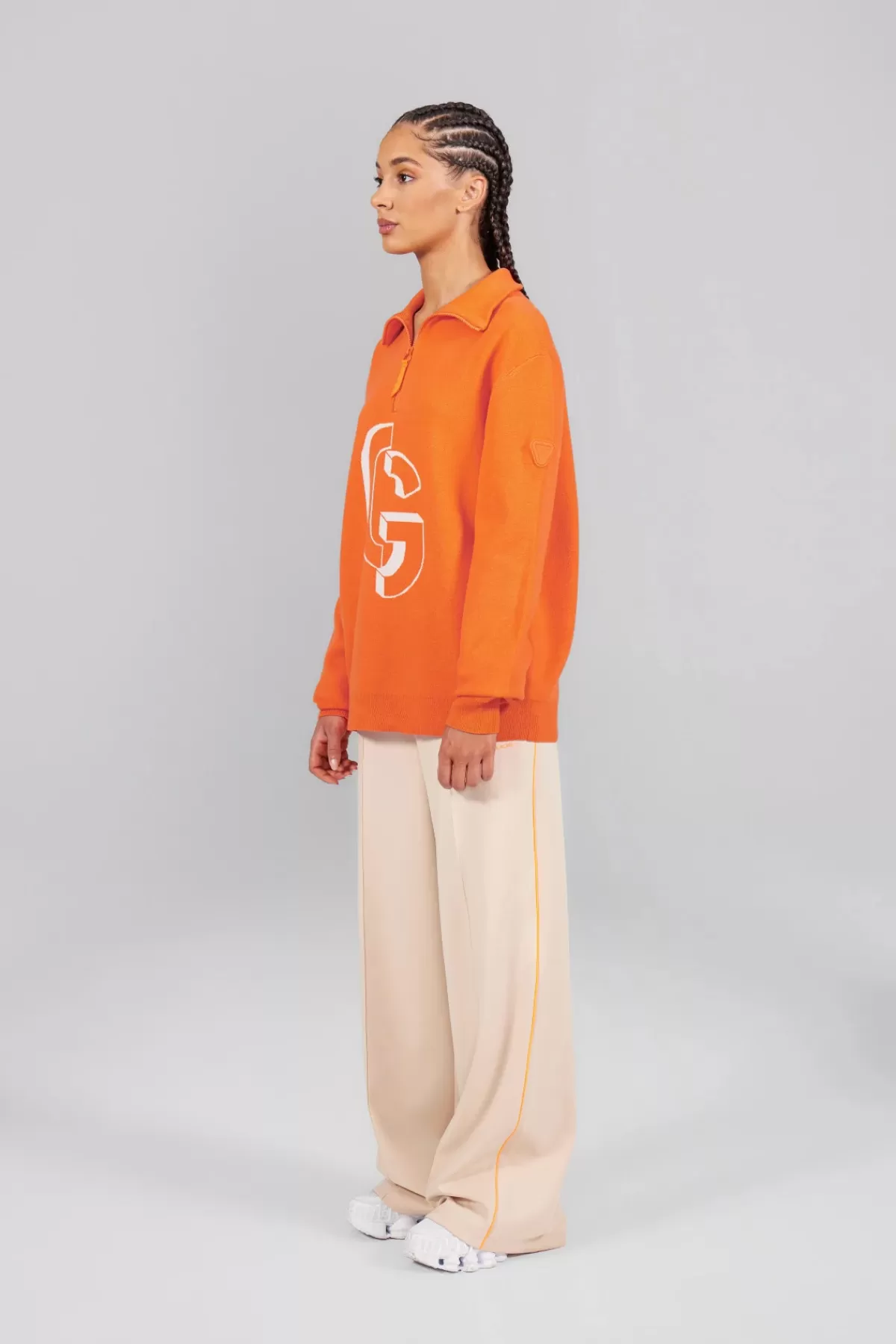 Sweat Femme Lewis vs Gertrude - Col Haut Zippé, Confort Optimal - Modèle Tendance 2024