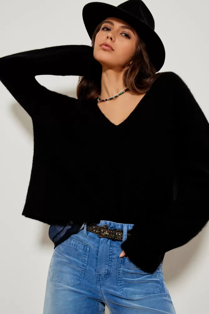 Collection V : Pulls Col en Jean & Gilets Tendances par Five Jeans