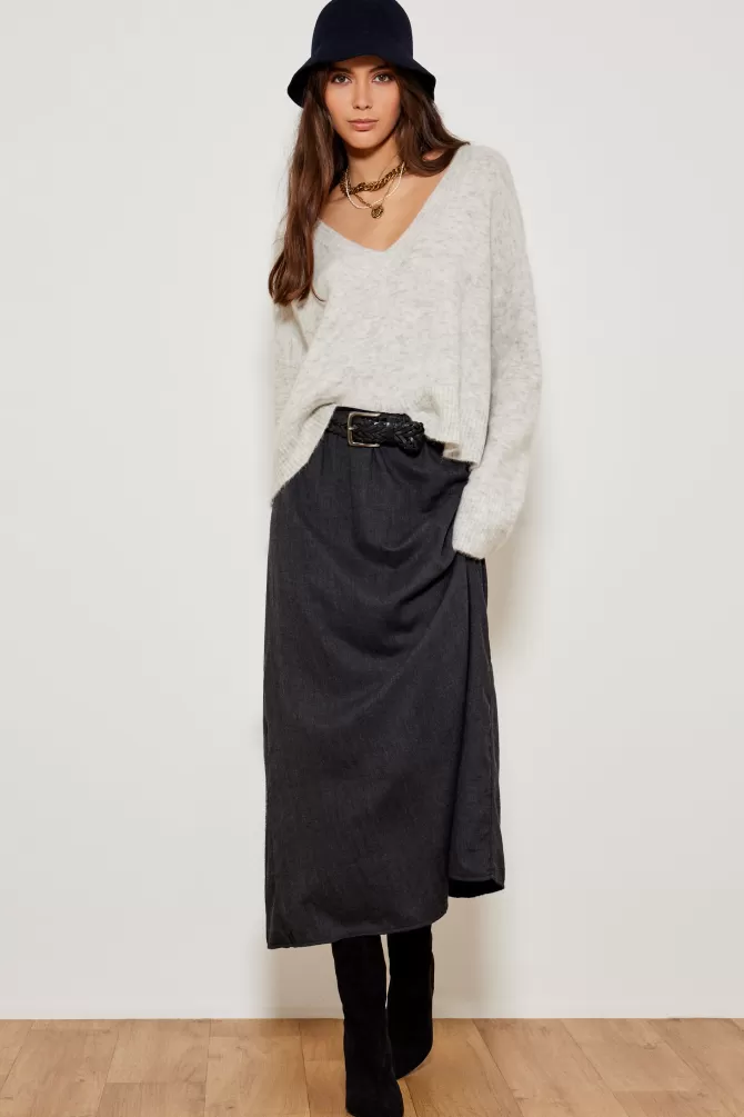 Collection V : Pulls Col en Jean & Gilets Tendances par Five Jeans