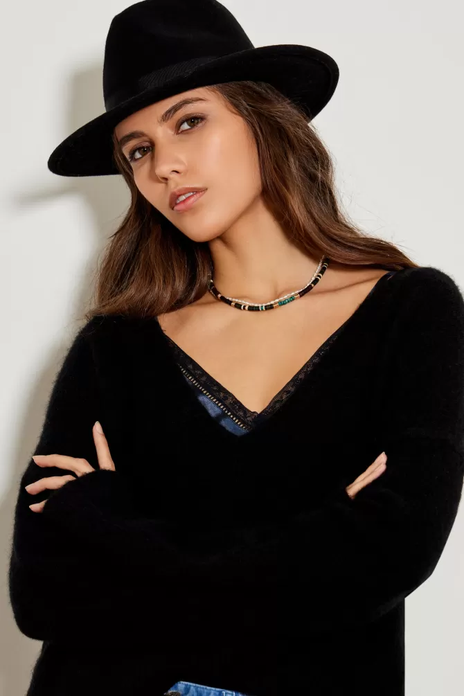 Collection V : Pulls Col en Jean & Gilets Tendances par Five Jeans