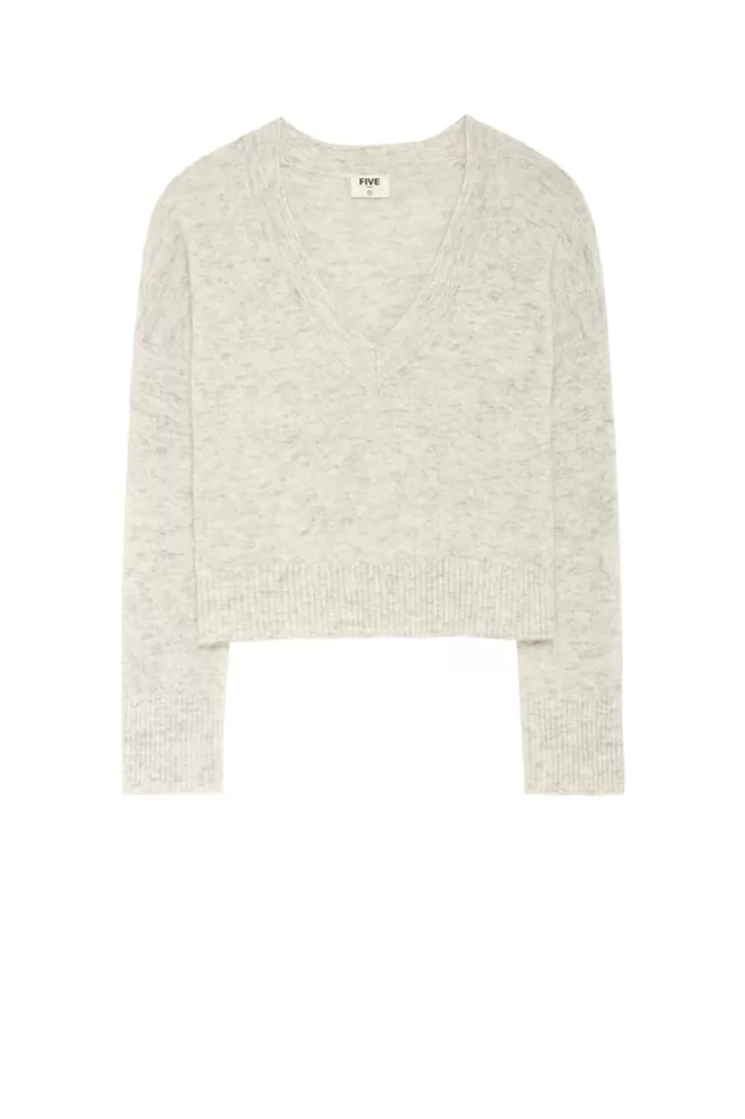 Collection V : Pulls Col en Jean & Gilets Tendances par Five Jeans