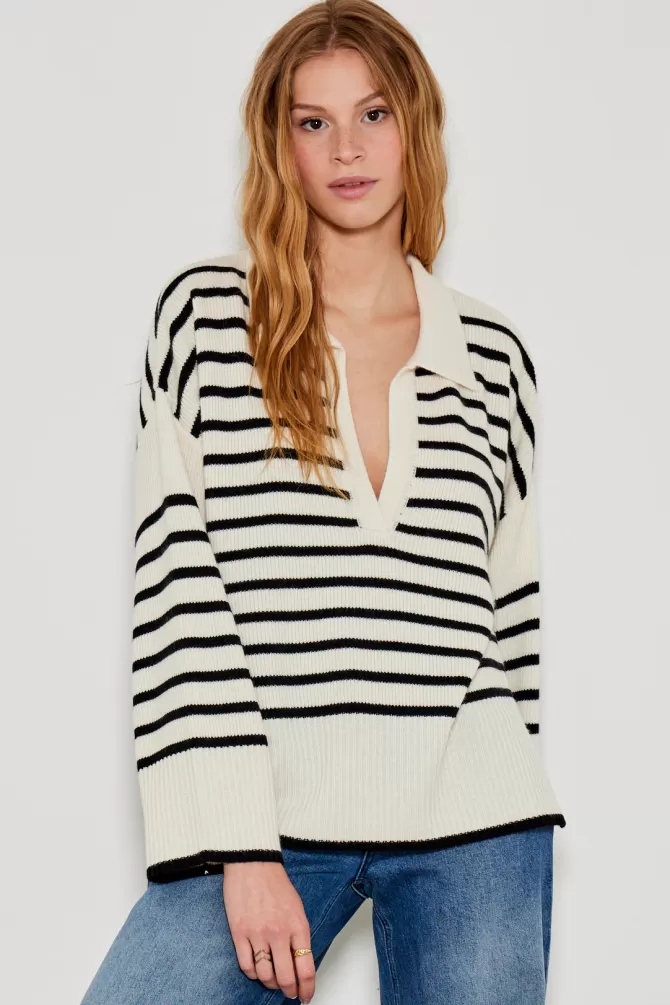 Marinière chic : 5 jeans assortis avec pull-overs et gilets marins - Collection Sailor pour un look décontracté