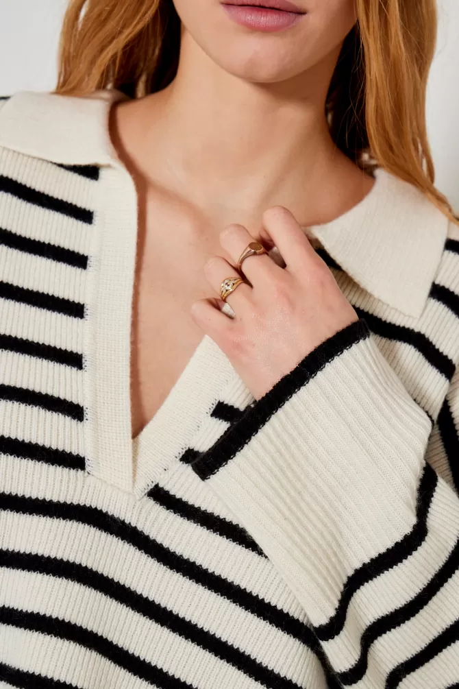 Marinière chic : 5 jeans assortis avec pull-overs et gilets marins - Collection Sailor pour un look décontracté