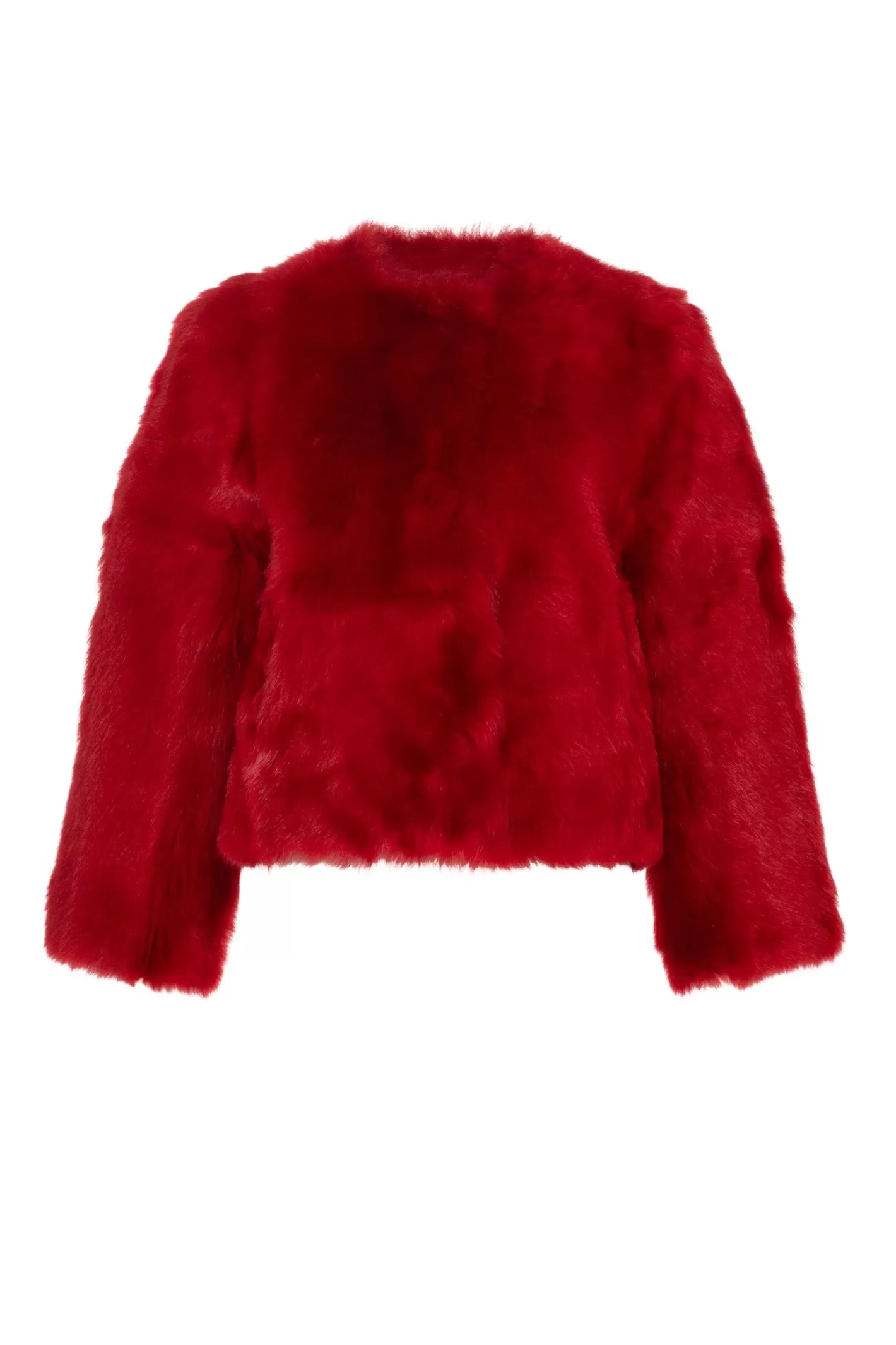 Veste réversible en agneau shearling Toscana - Design sans col avec manches trois-quarts - Collection GORSKI Montréal pour femme