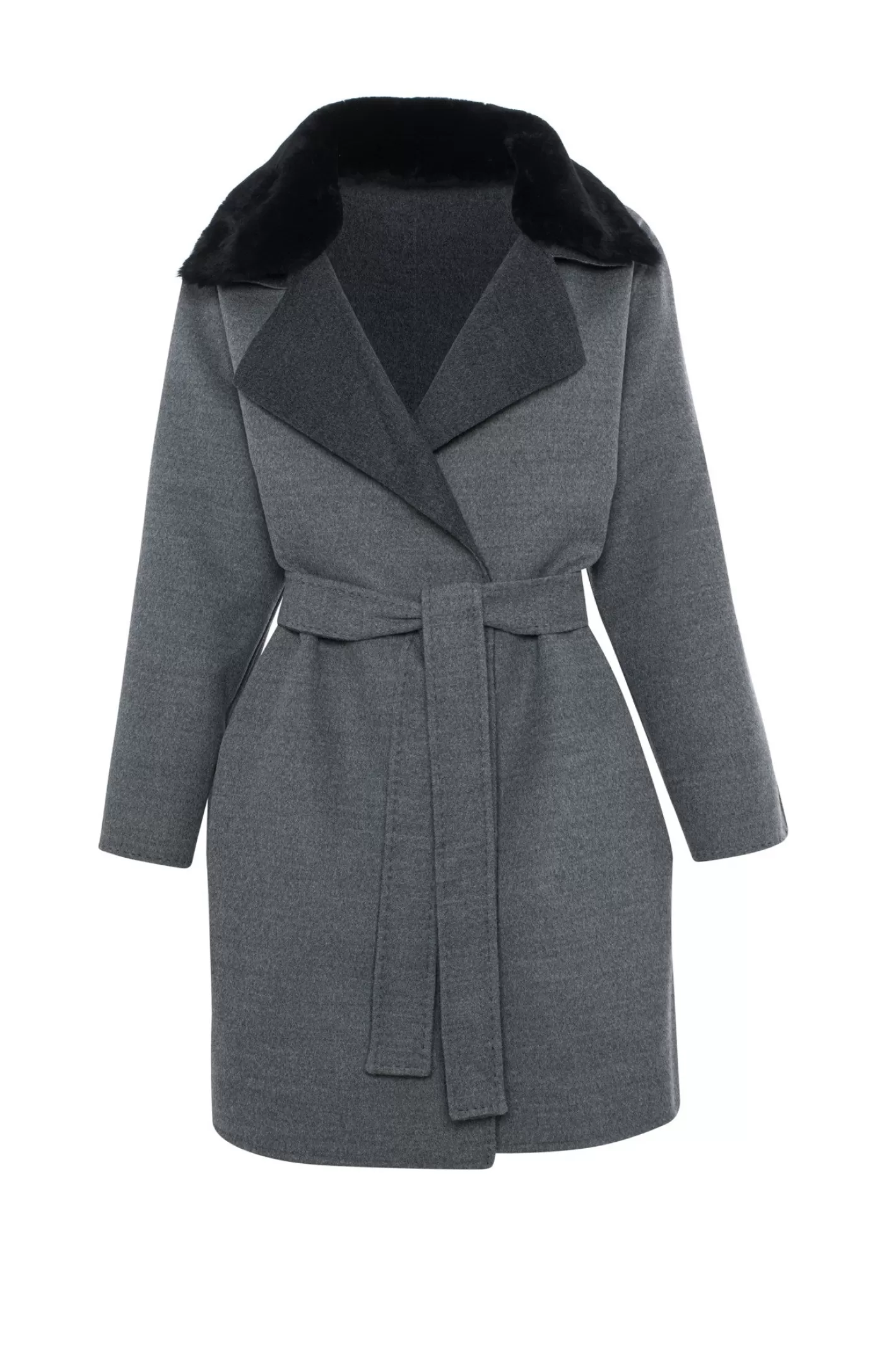 Manteau réversible GORSKI Montréal en laine Loro Piana - Col amovible en agneau shearling et ceinture assortie pour femme 

(Note : Cette version intègre des formulations courantes en français tout en préservant les éléments clés. L'ajustement syntaxique et l'utilisation de traits d'union améliorent le flux naturel, tandis que 